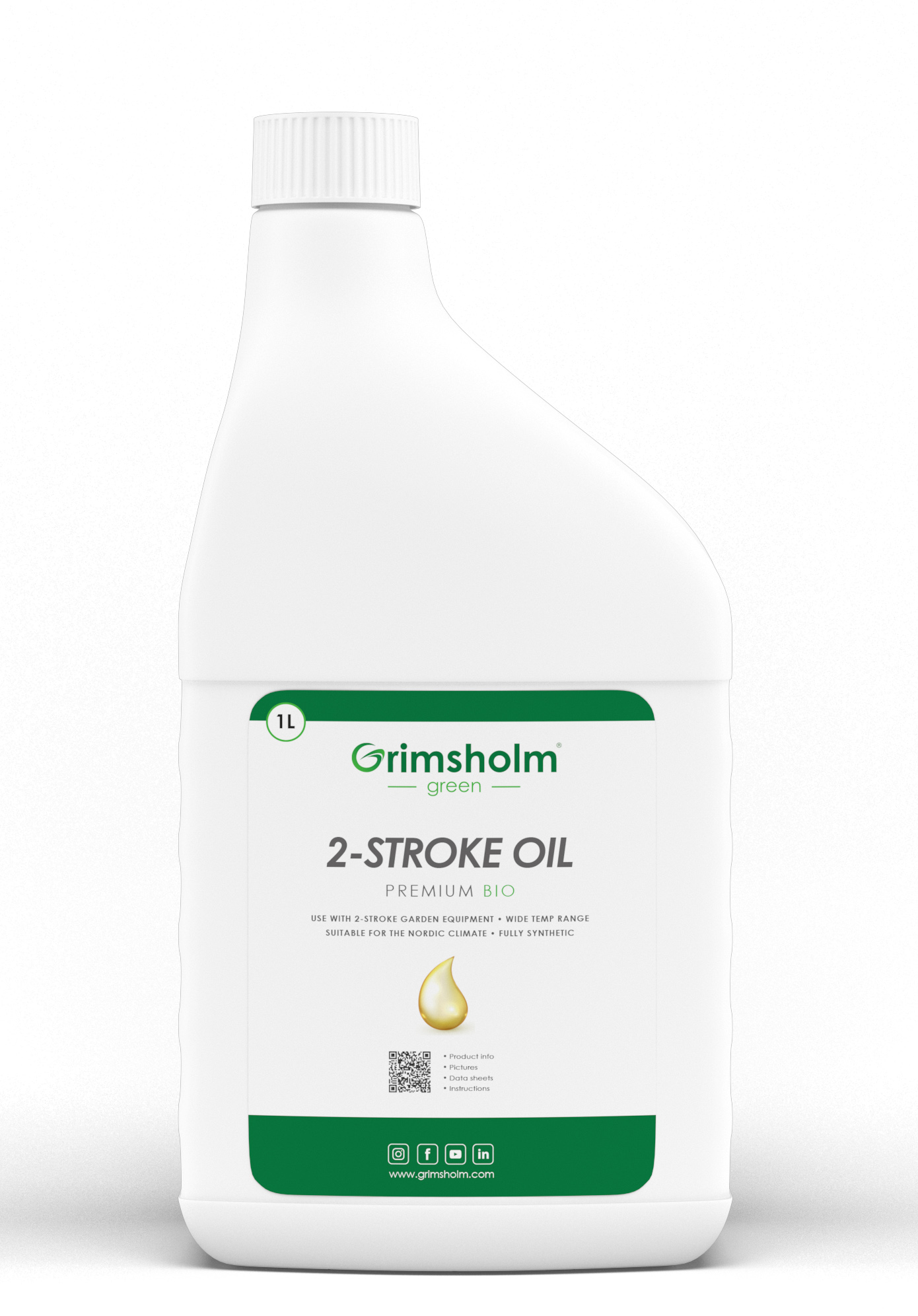 Grimsholm 2-Takt-Öl Premium BIO, 1 L