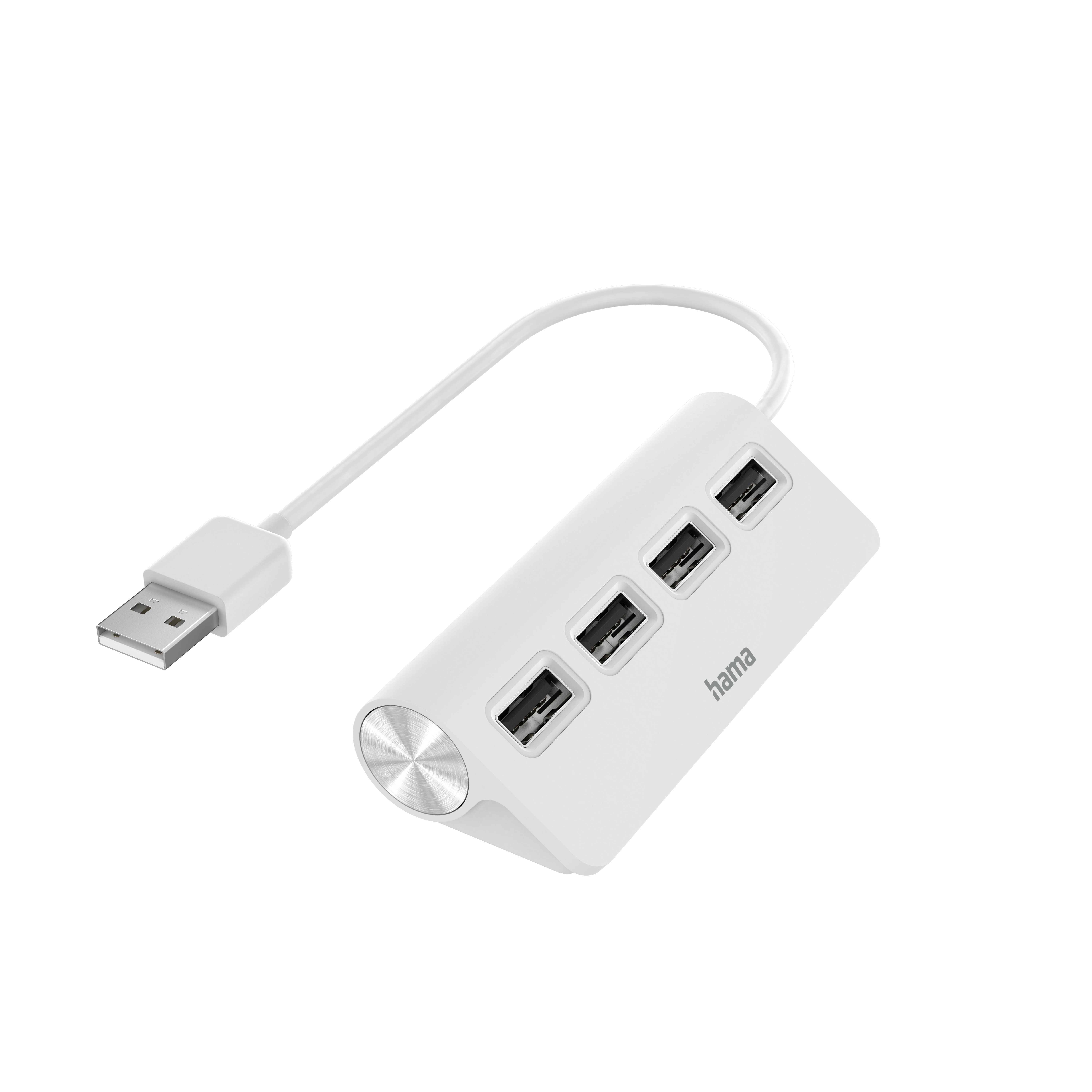 Hama USB-HUB, 4 Ports, USB 2.0, 480 MBIT/S