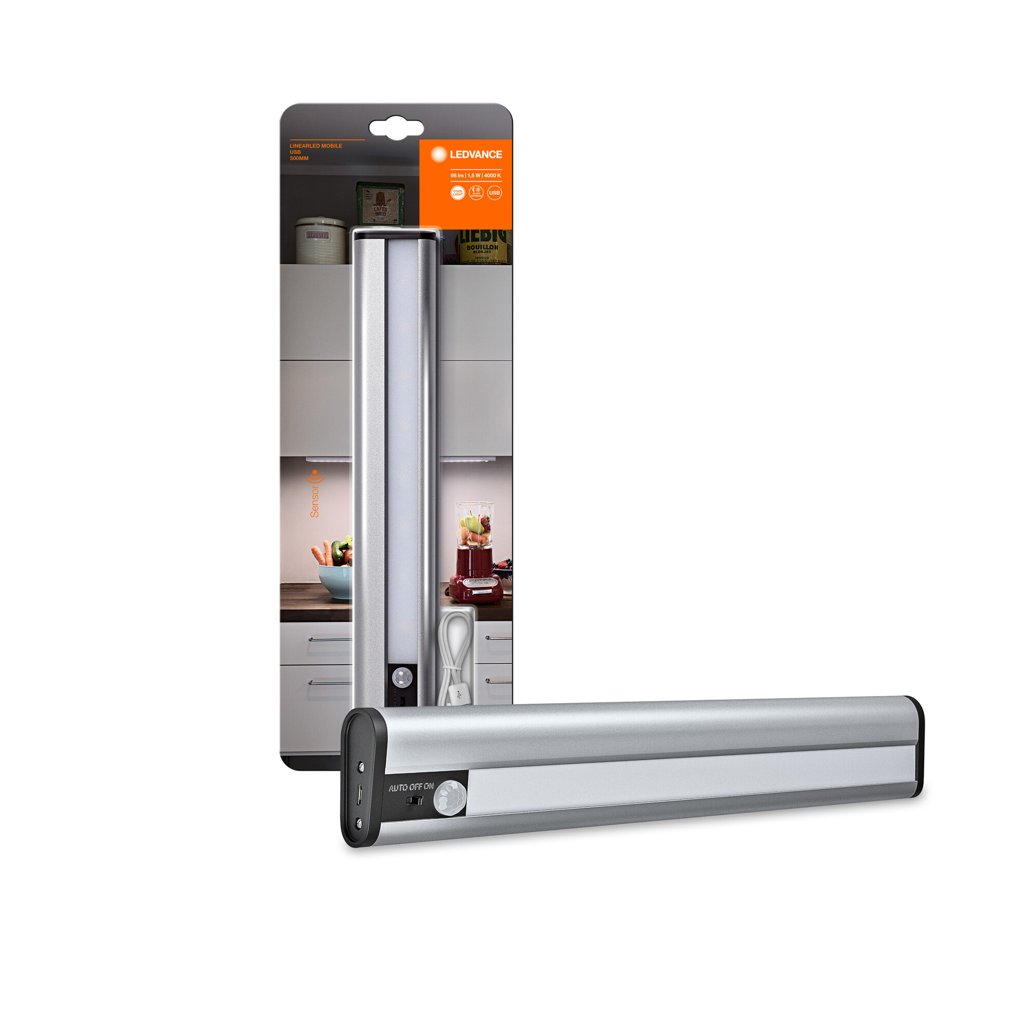 LEDVANCE Unterbauleuchte Linear LED Mobile USB 300