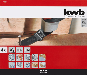 Kwb Bodeninstallations-Set, 4-tlg.