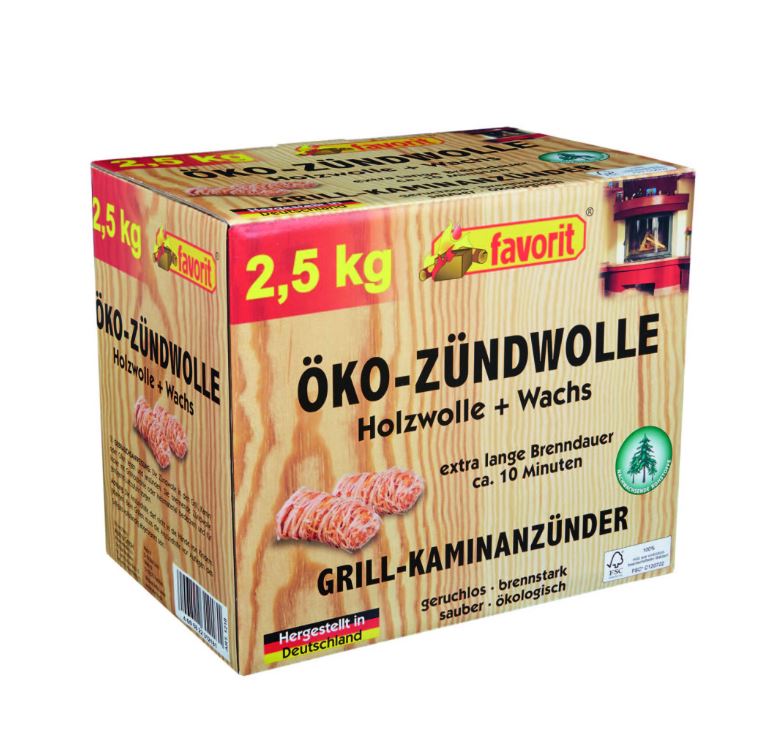 Favorit Öko-Zündwolle 2,5kg