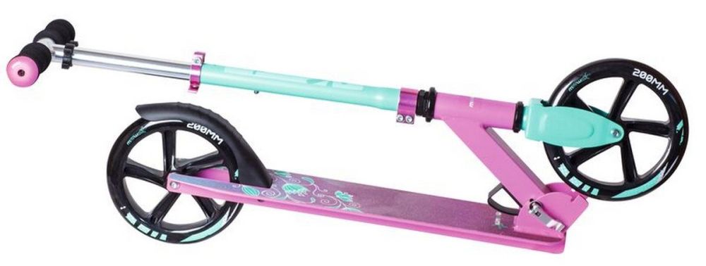 muuwmi Alu Scooter 200 mm, pink/türkis