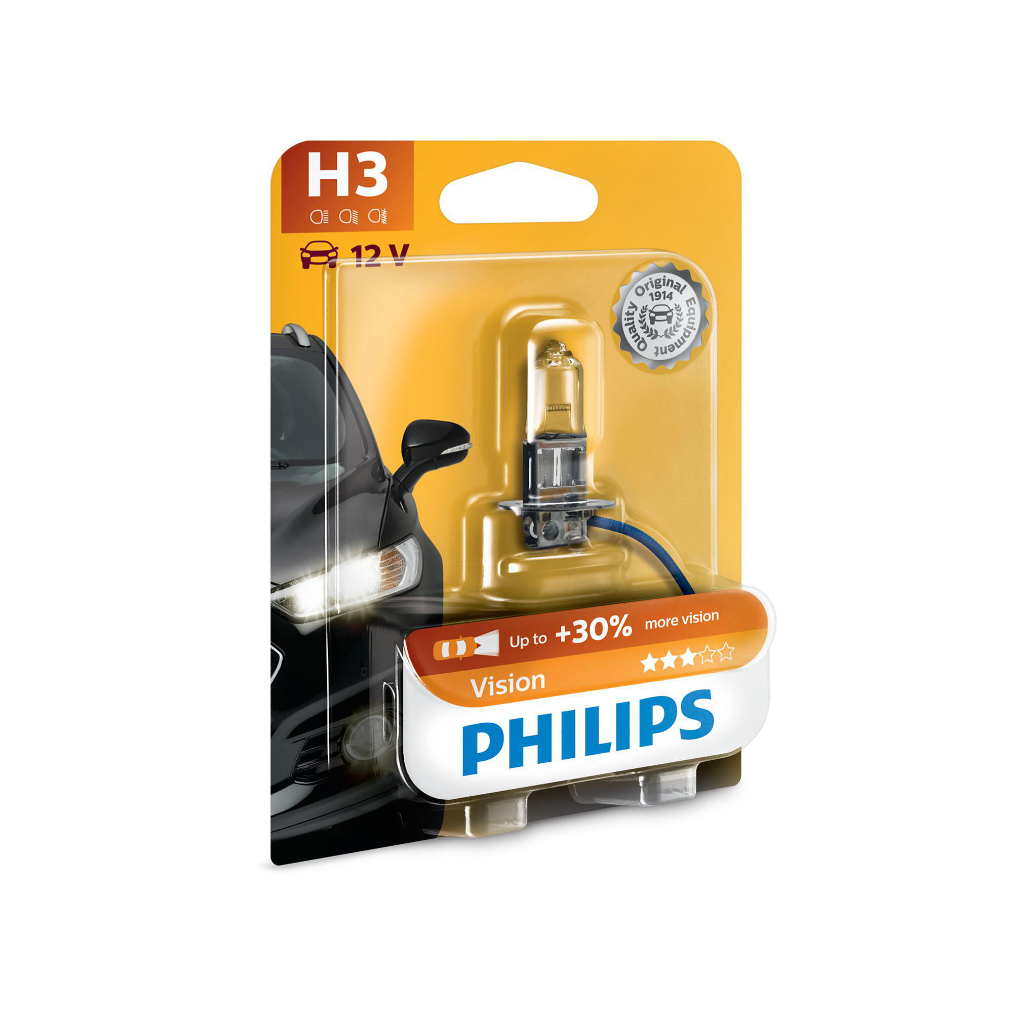 Philips Scheinwerferlampe H3 Vision