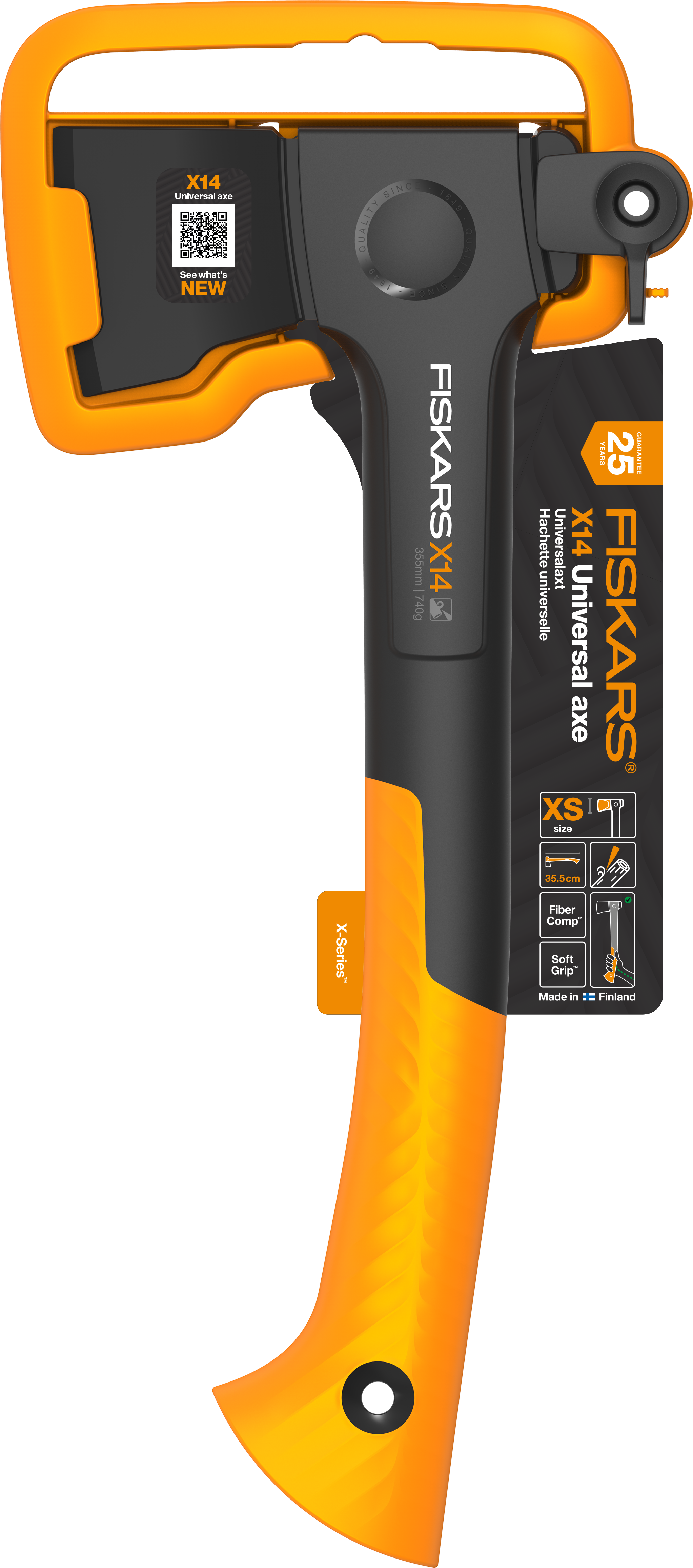 Fiskars X-series™ X14 Universal-Axt XS Klinge