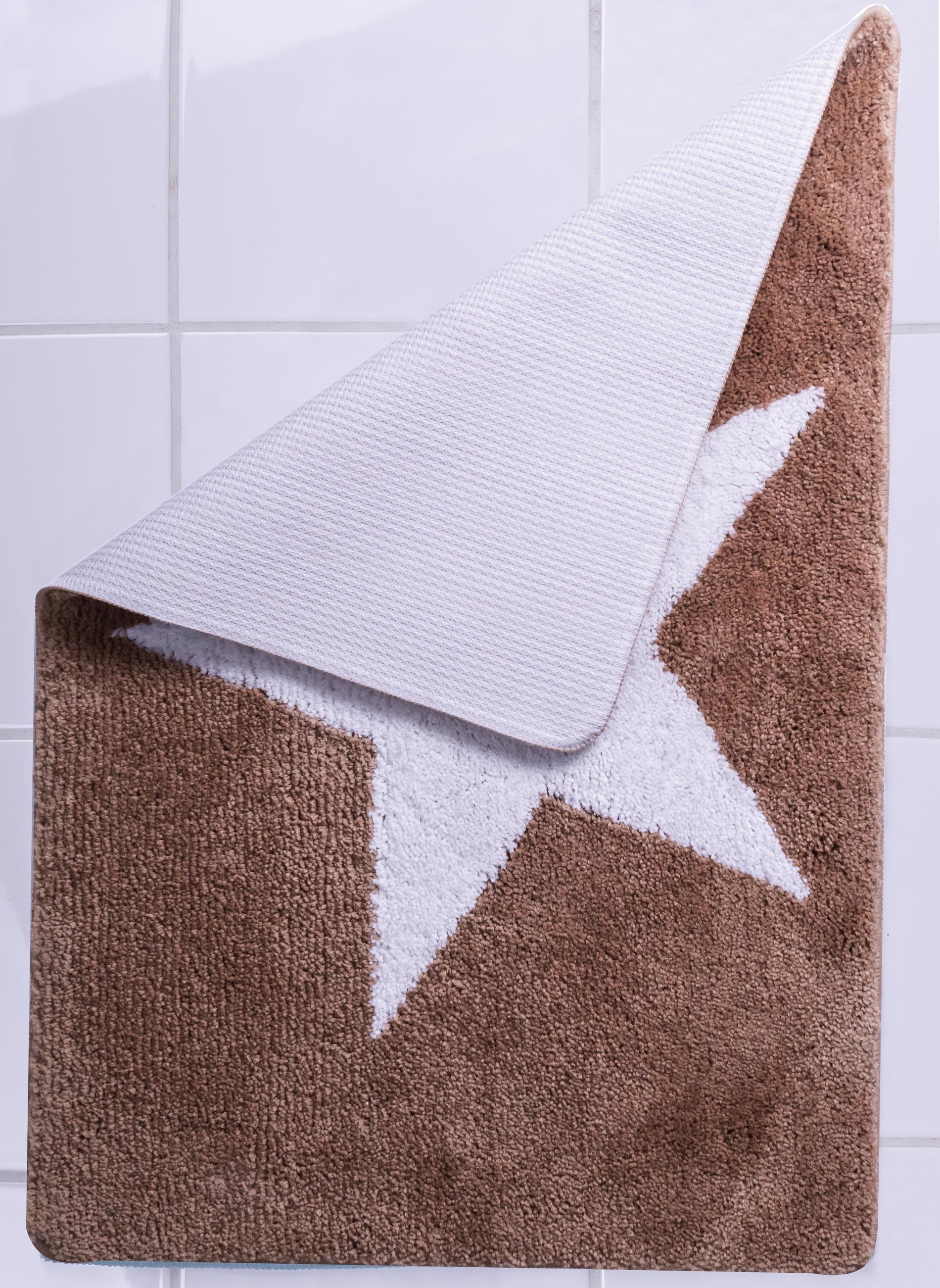   TEPPICH 60X90 CM STAR WEIß-BEIGE