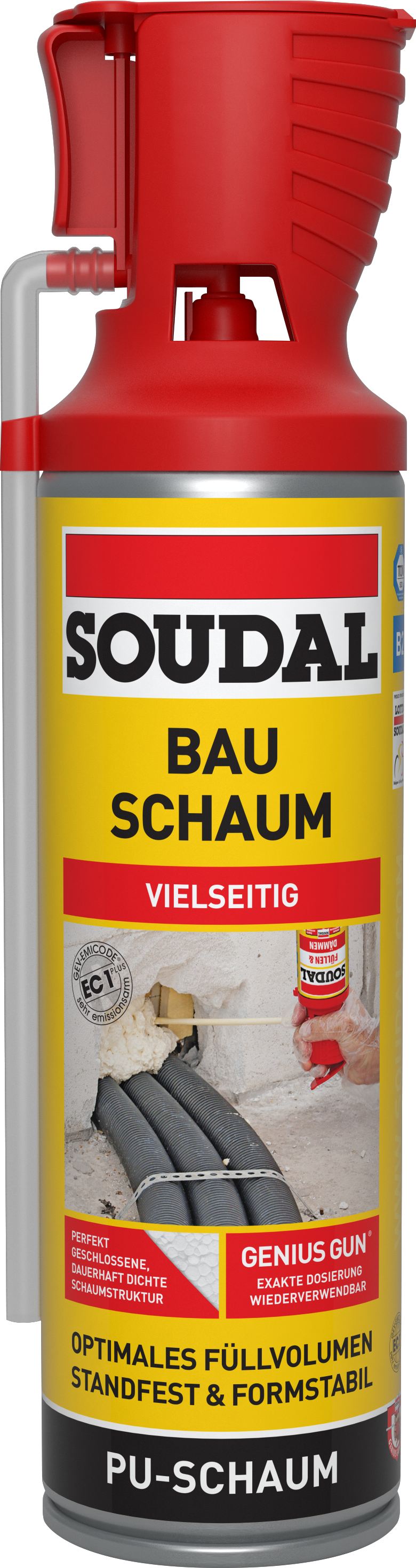 Soudal Bauschaum B2, beige, 500 ml