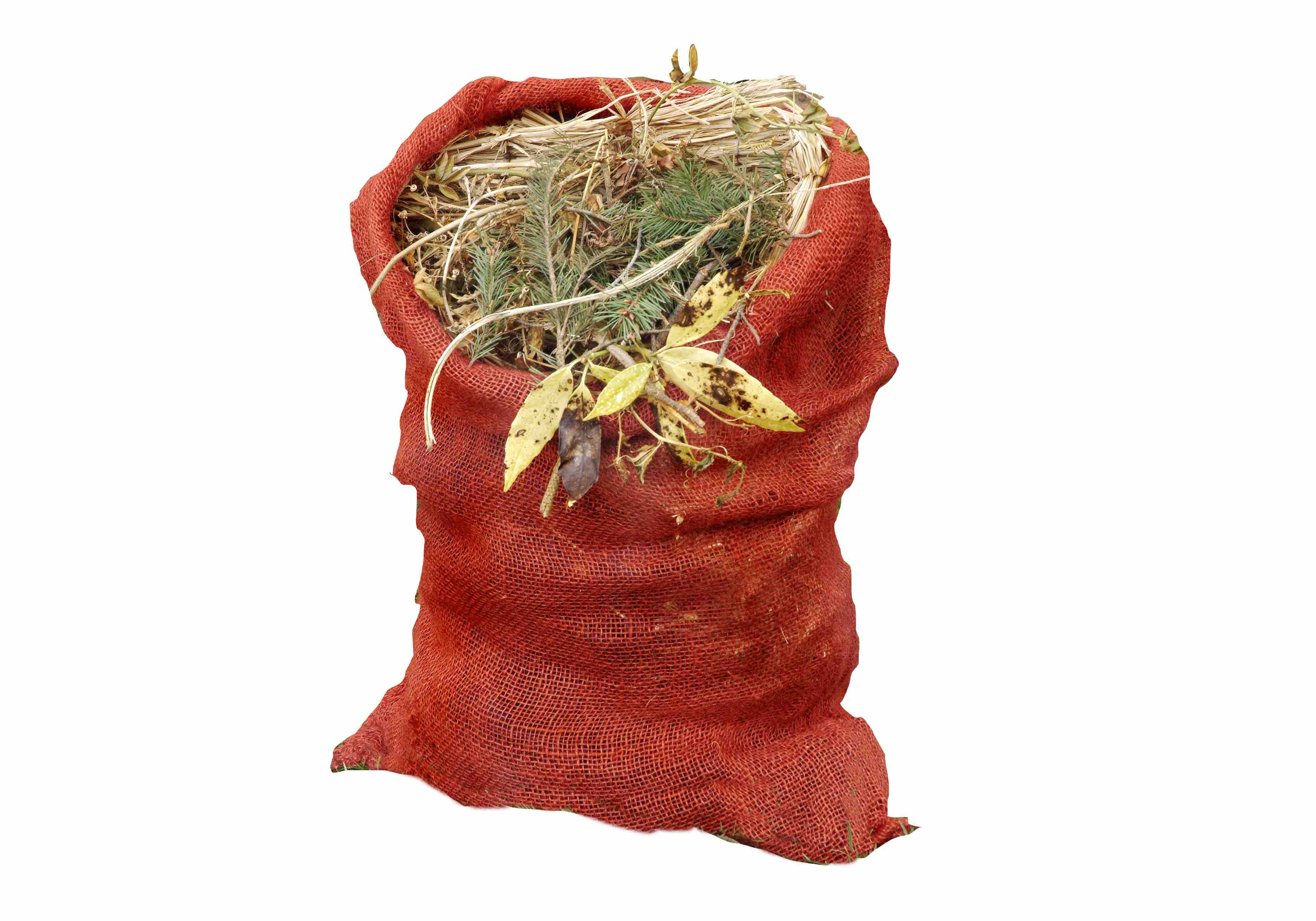 Floraworld Gartensack jute 2er Set, rot, 60 x 105 cm