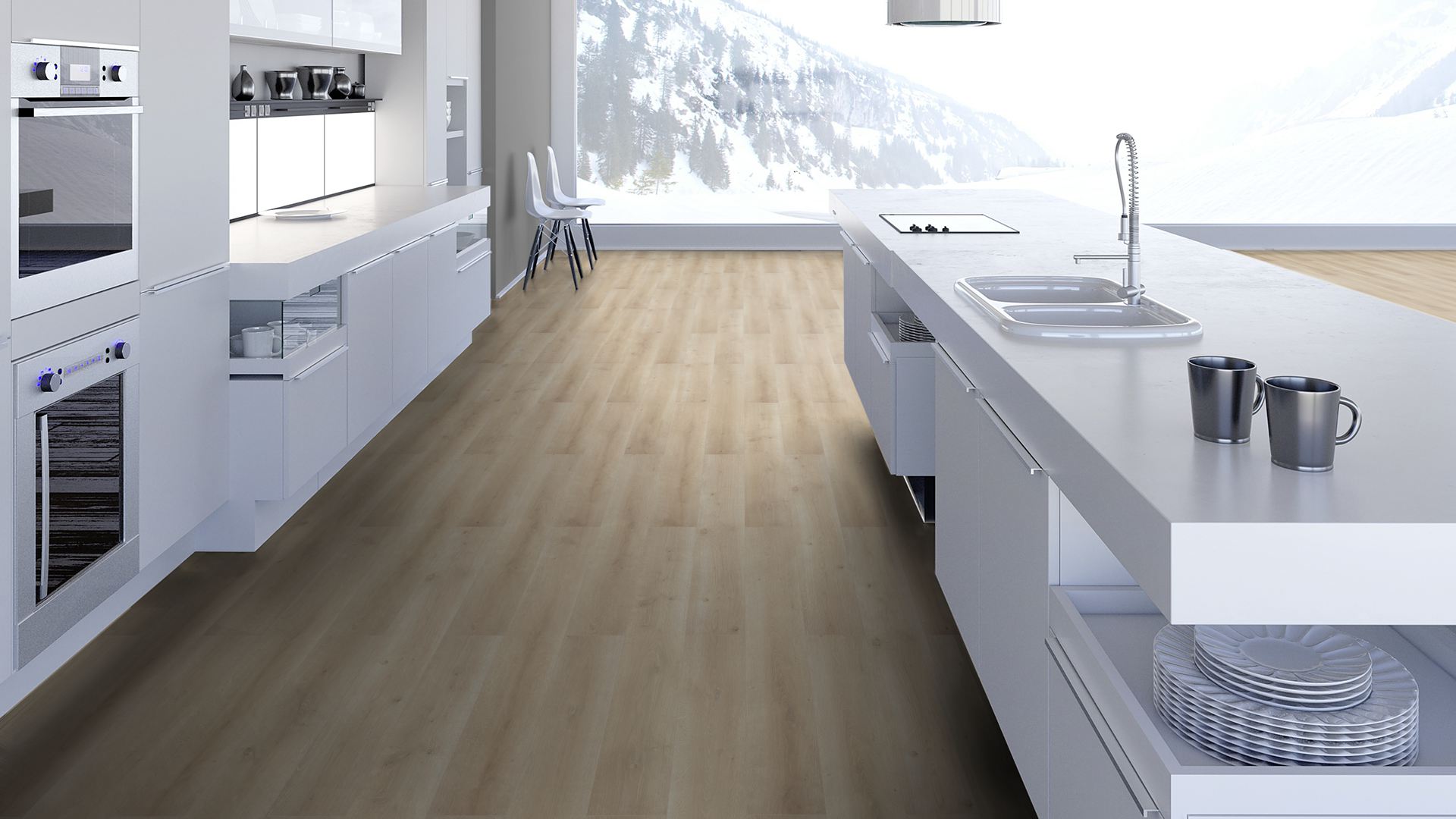 Classen Laminatboden Waterresistent Oak Creme Natural