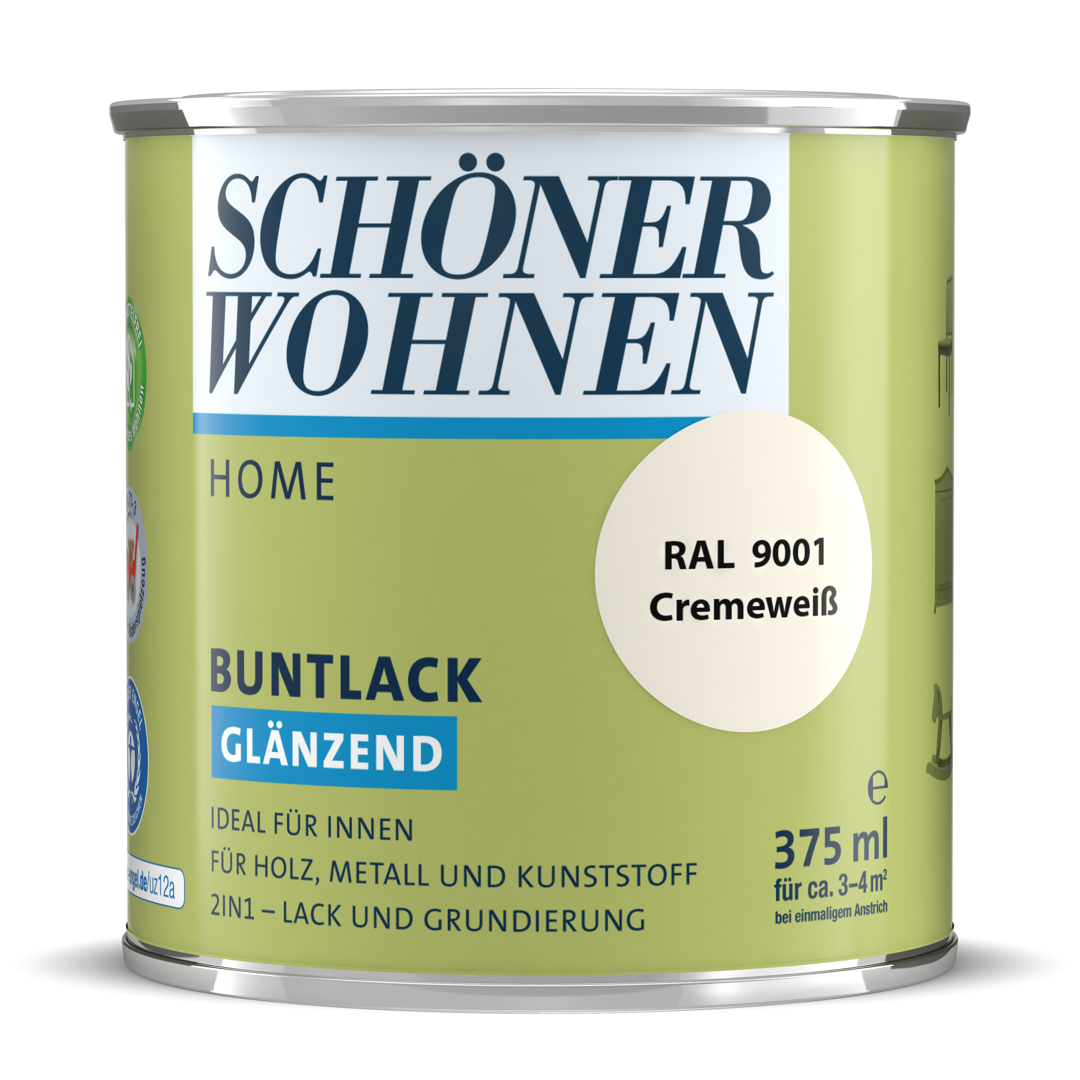 Schöner Wohnen Home Buntlack, glänzend, cremeweiß