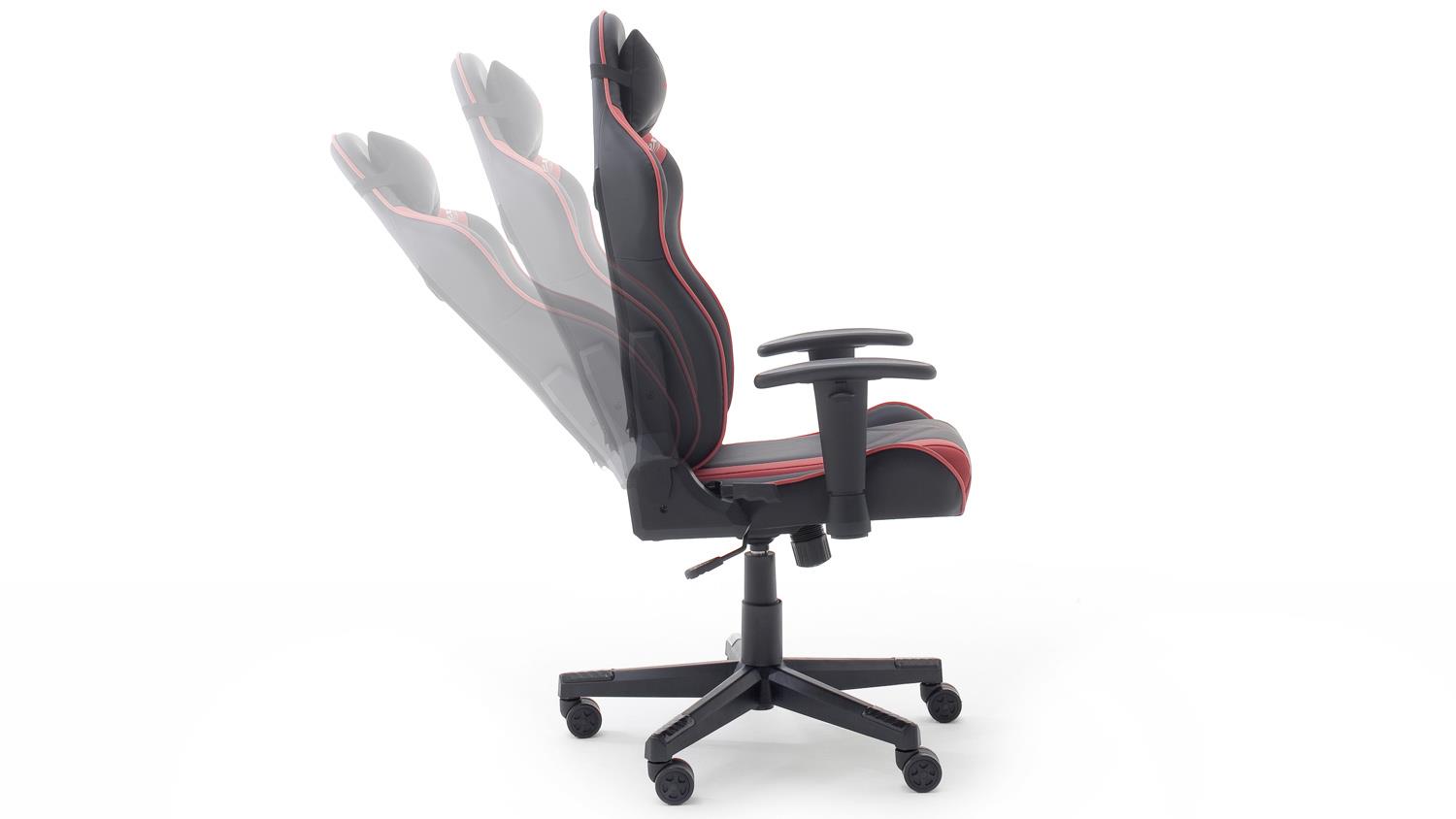 DX-RACER Gamingstuhl OK132, schwarz-rot