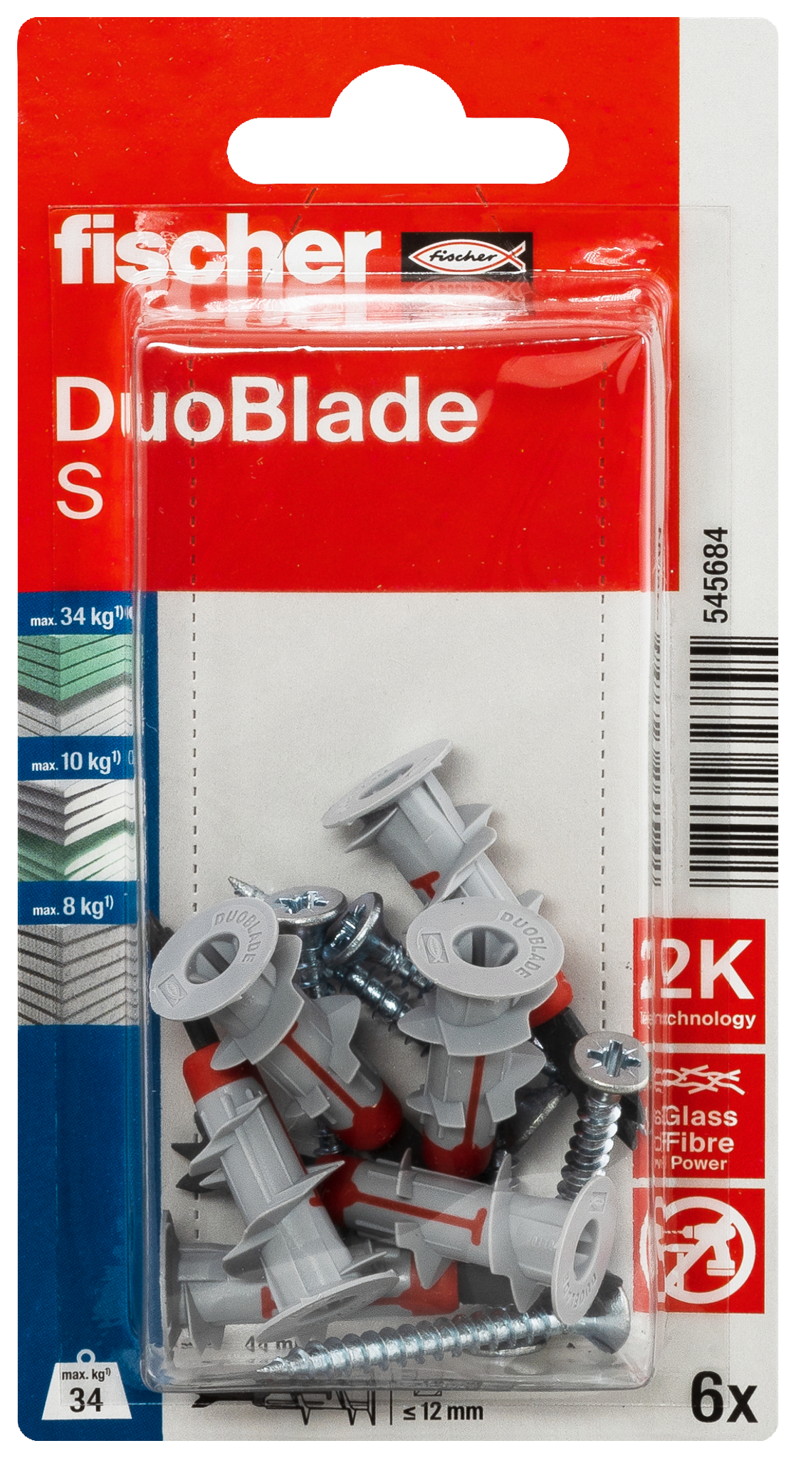 fischer DuoBlade Gipskartondübel S K (6)