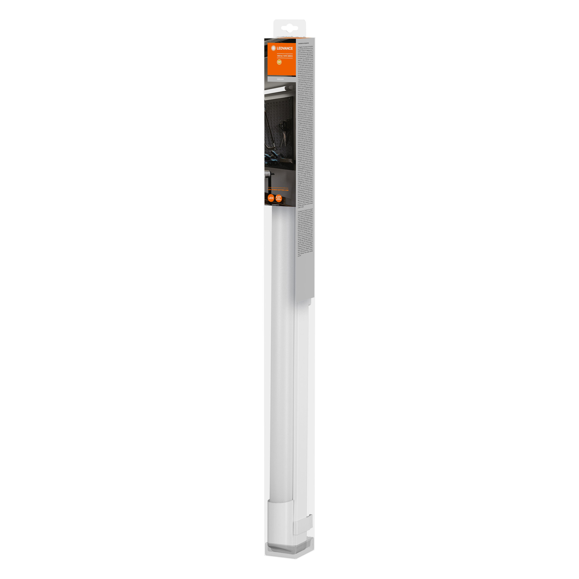 LEDVANCE Lichtleiste LED Power Batten, 600 mm, 12W, 3000K