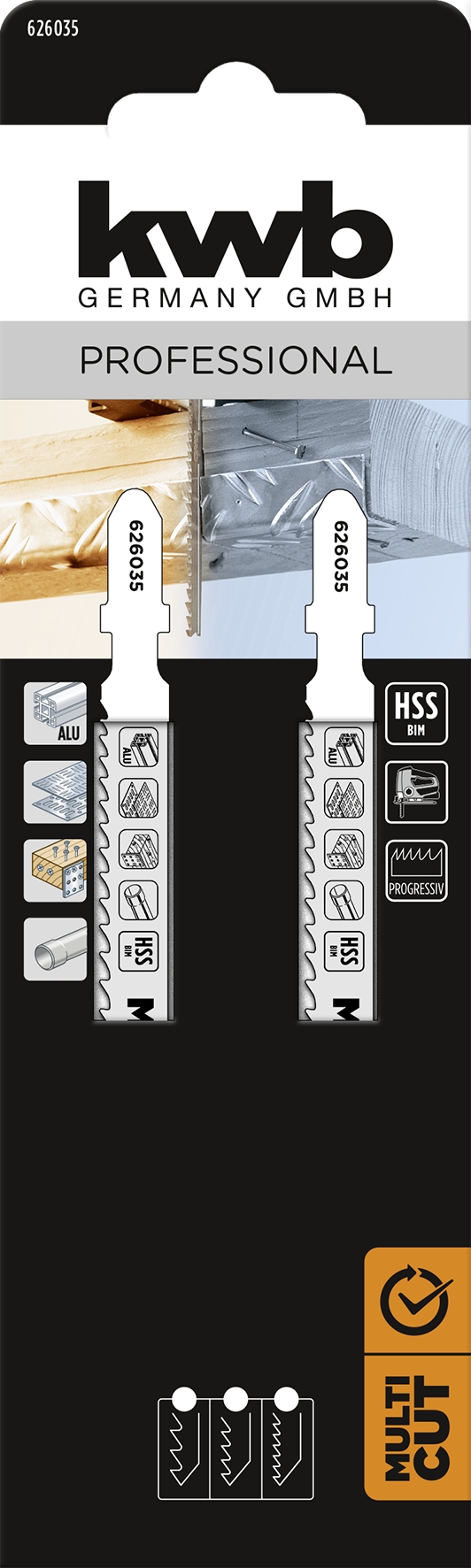 Kwb 2 Multicut Stichsägeblatt Universal S20