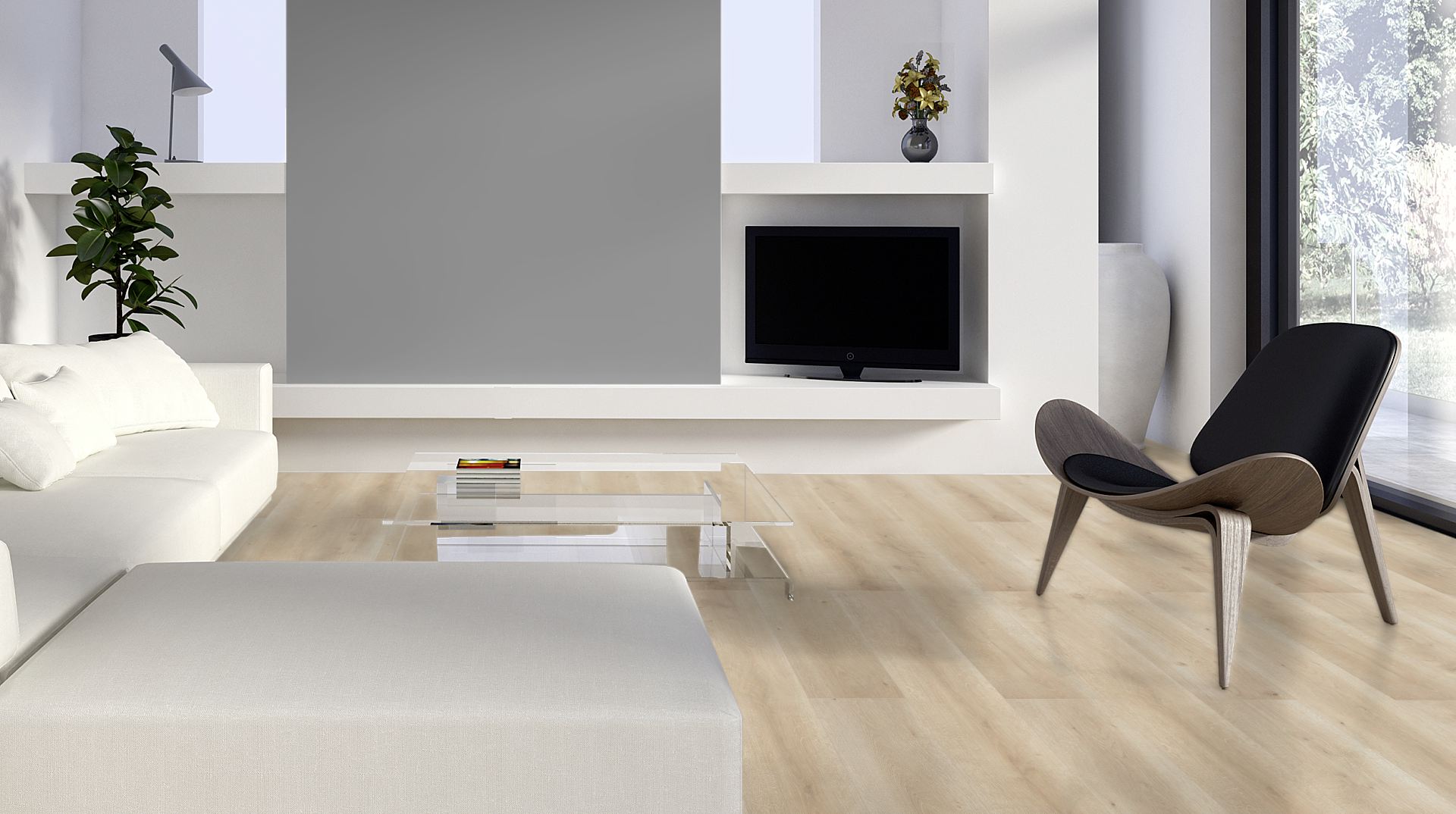 Classen Laminatboden Waterresistent Oak Creme Natural