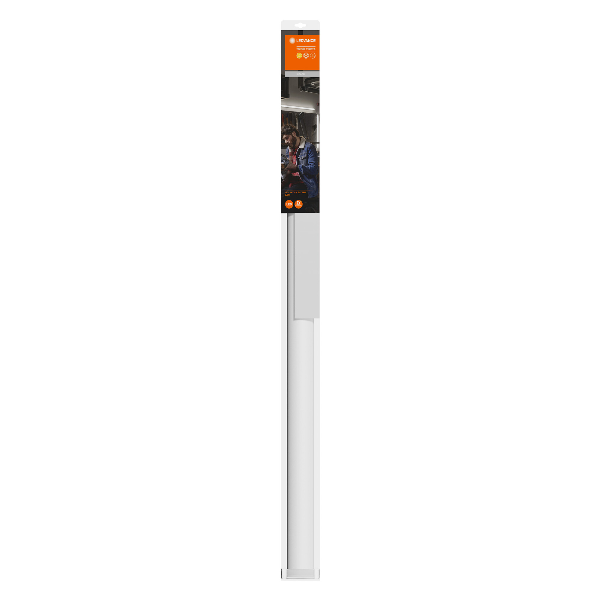 LEDVANCE Lichtleiste LED Switch Batten, 600 mm, 8W, 3000K