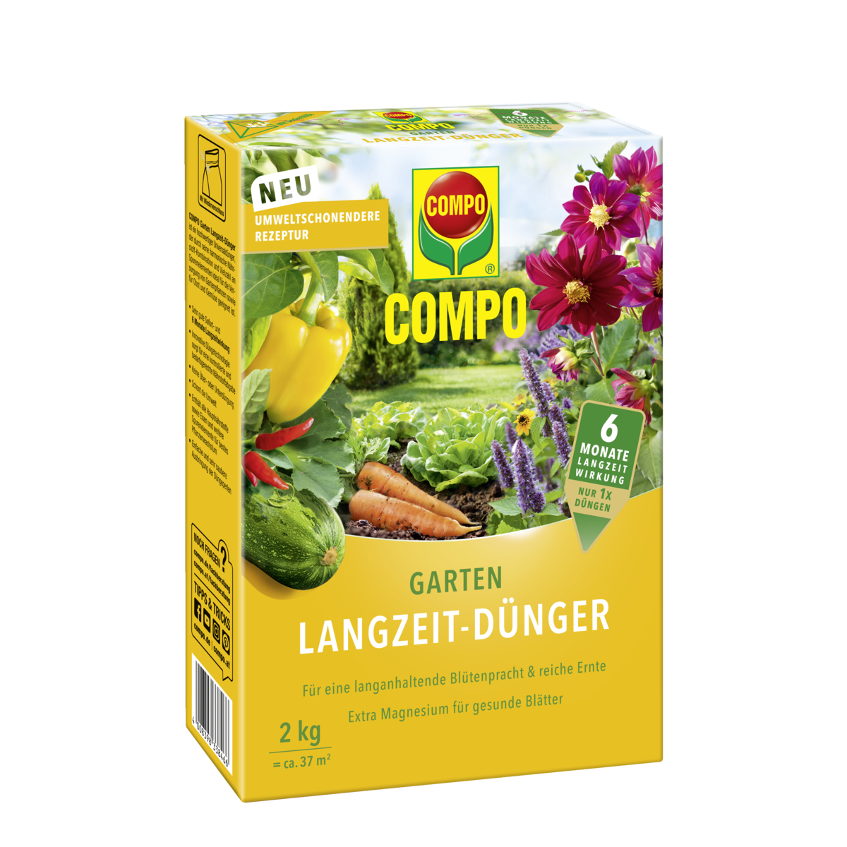 Compo Garten Langzeit-Dünger, 2 kg