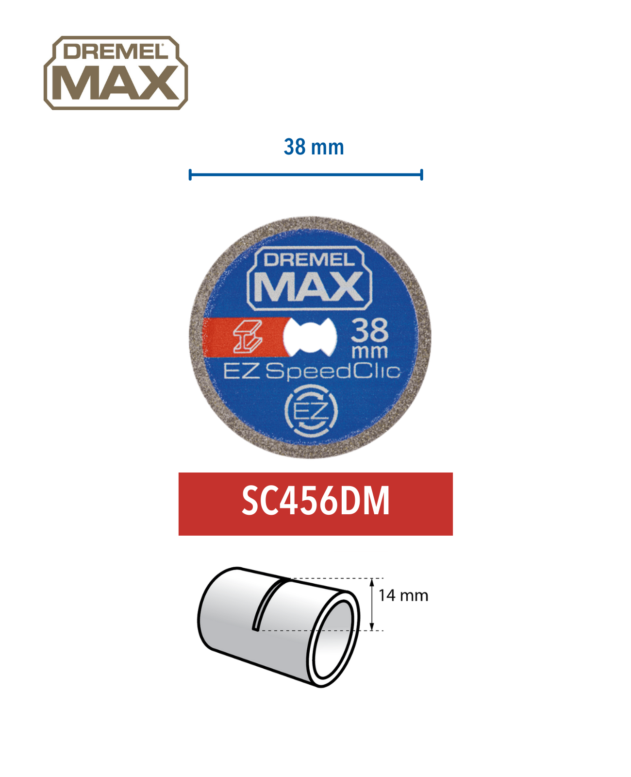 Dremel SC456 MAX Metall Trennscheibe