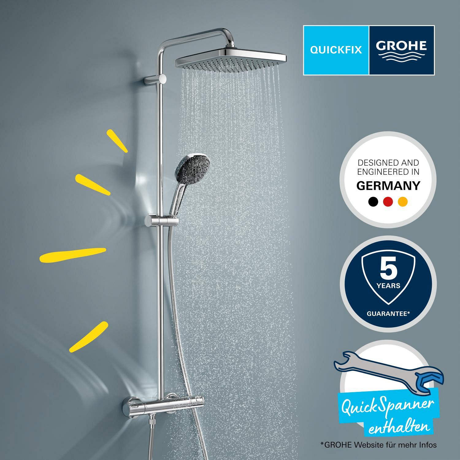 Grohe Duschsystem Vitalio Comfort 250