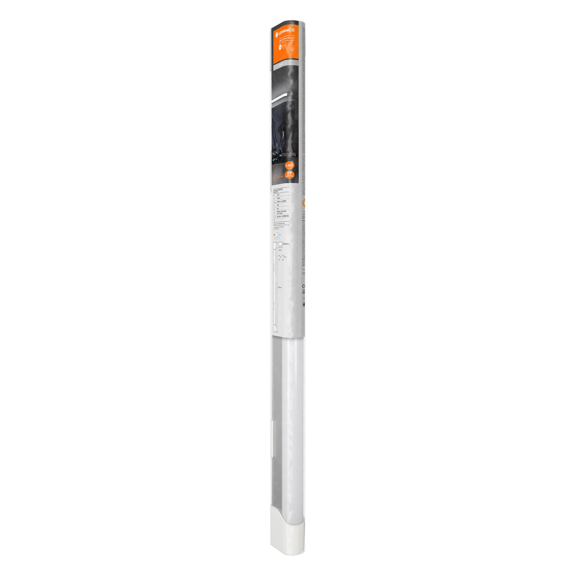 LEDVANCE Lichtleiste LED Value Batten, 600 mm, 10W, 4000K