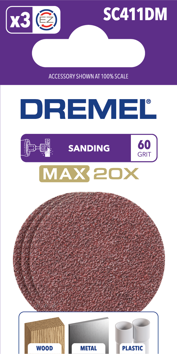 Dremel SC411 MAX Schleifscheiben, 3 St.