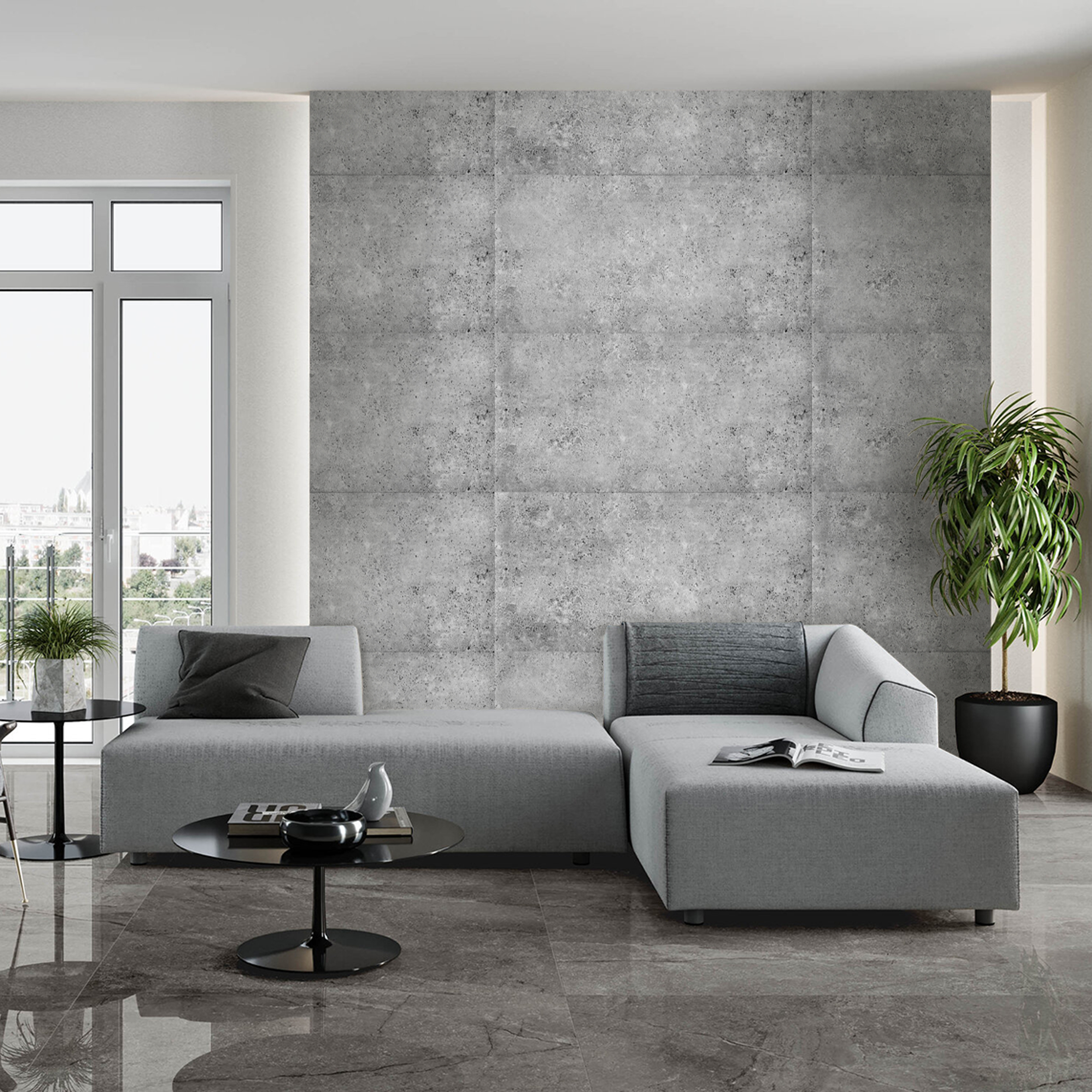 Decosa Wandpaneel Beton grey