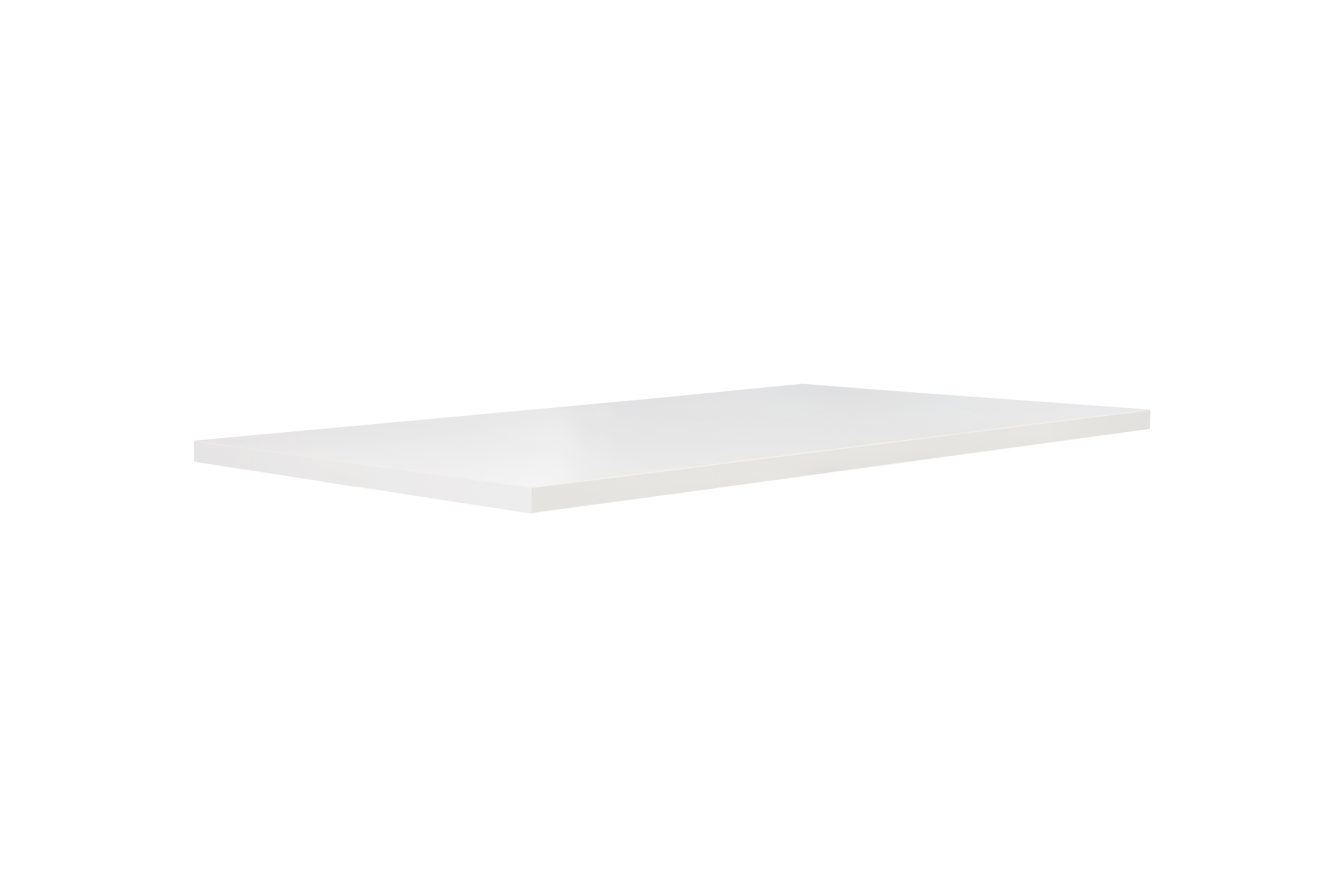 Forte Esstischplatte 160/90 cm, Weiß matt