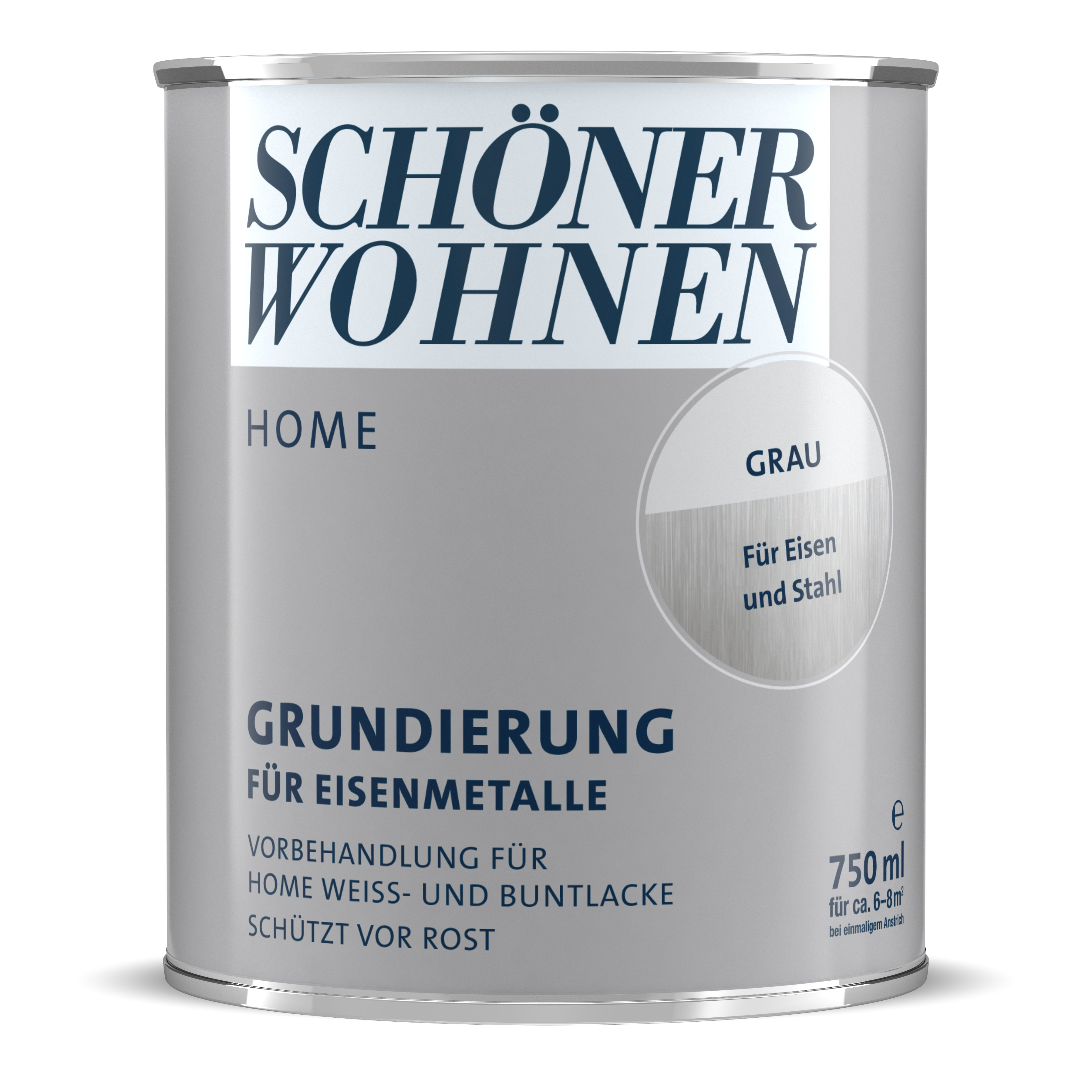 Schöner Wohnen Home Grundierung Eisenmetalle, grau