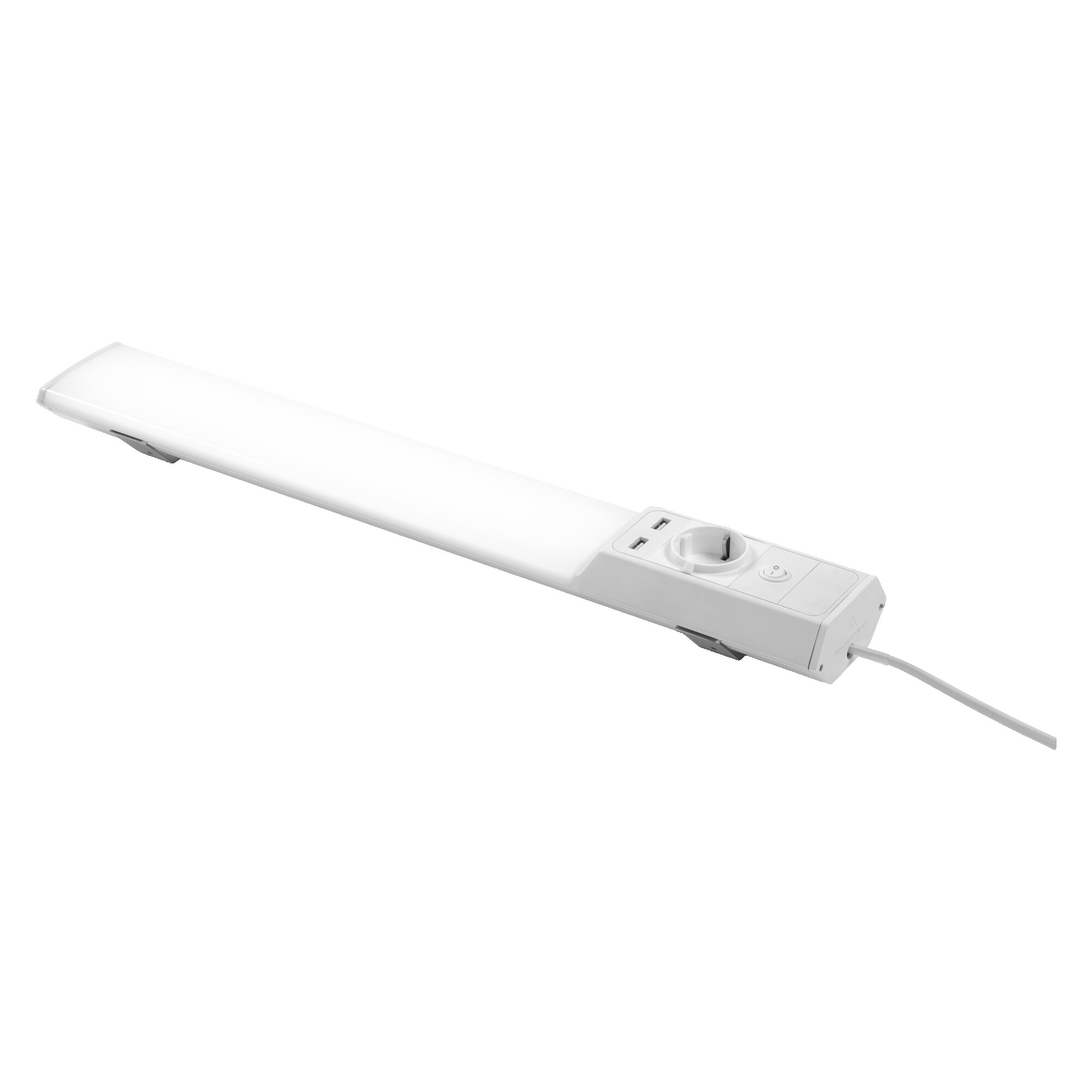 LEDVANCE Unterschrankleuchte Linear Flat Socket USB, 540 mm, 10W, 4000K