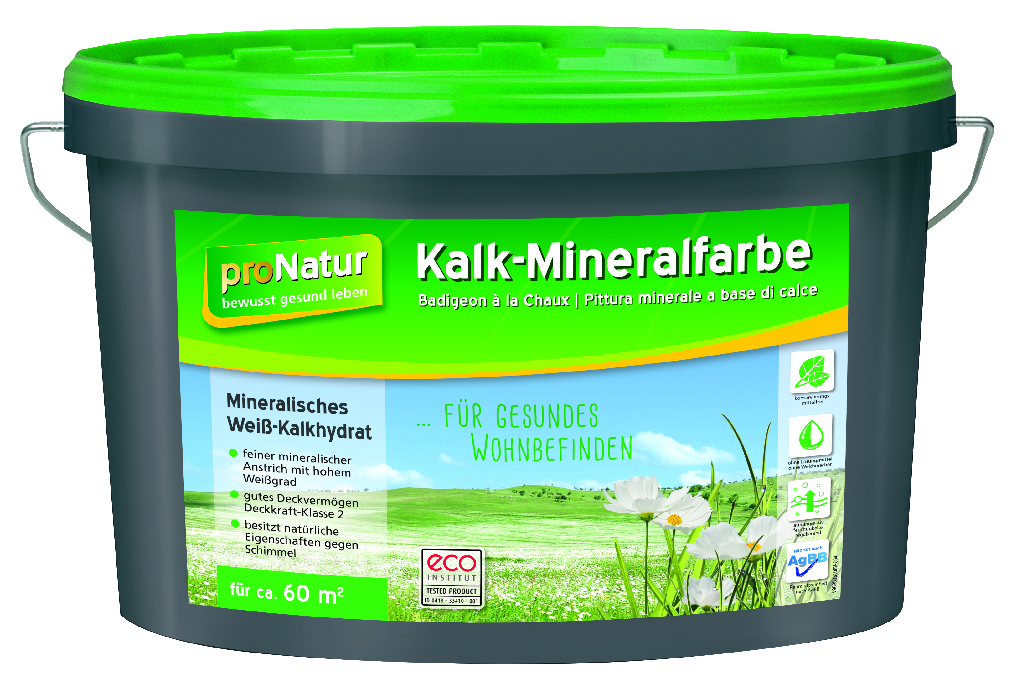 proNatur Kalk-Mineralfarbe, 10 l