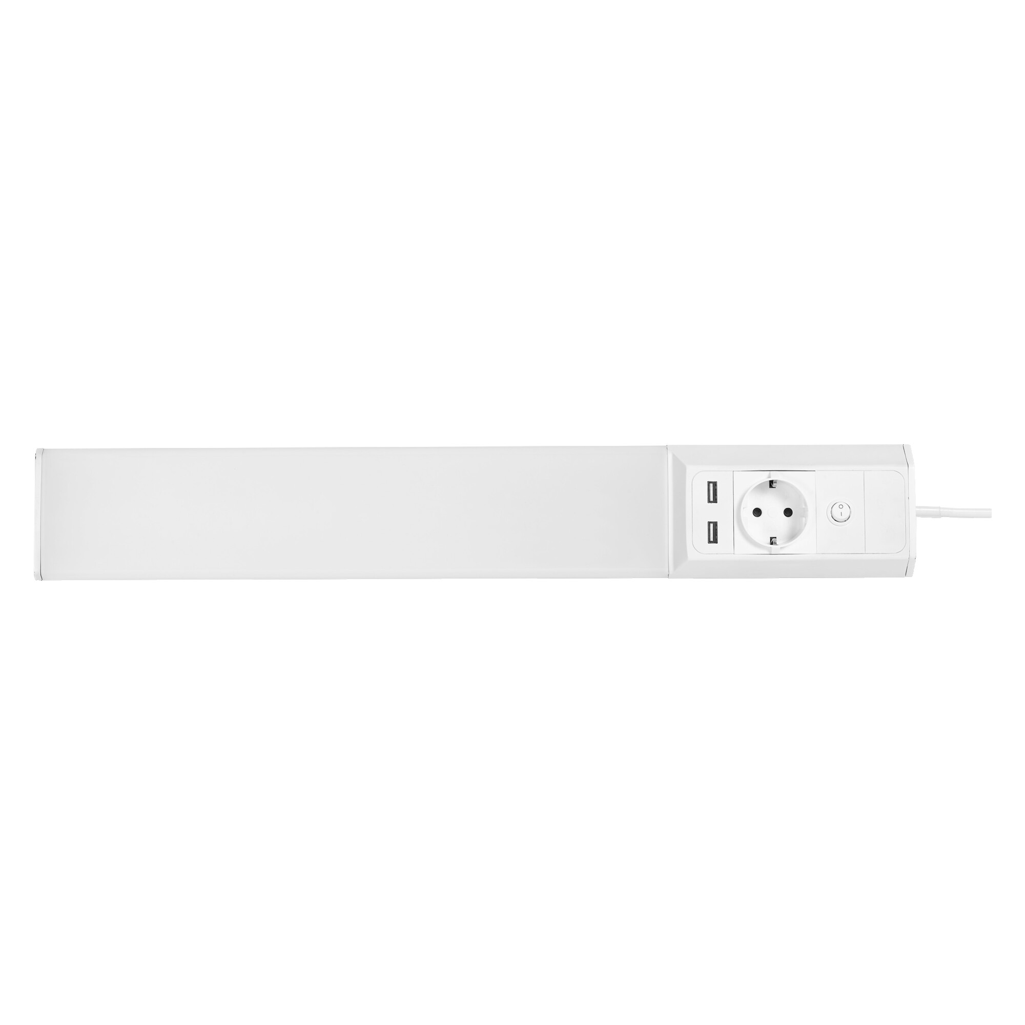 LEDVANCE Unterschrankleuchte Linear Flat Socket USB, 540 mm, 10W, 4000K