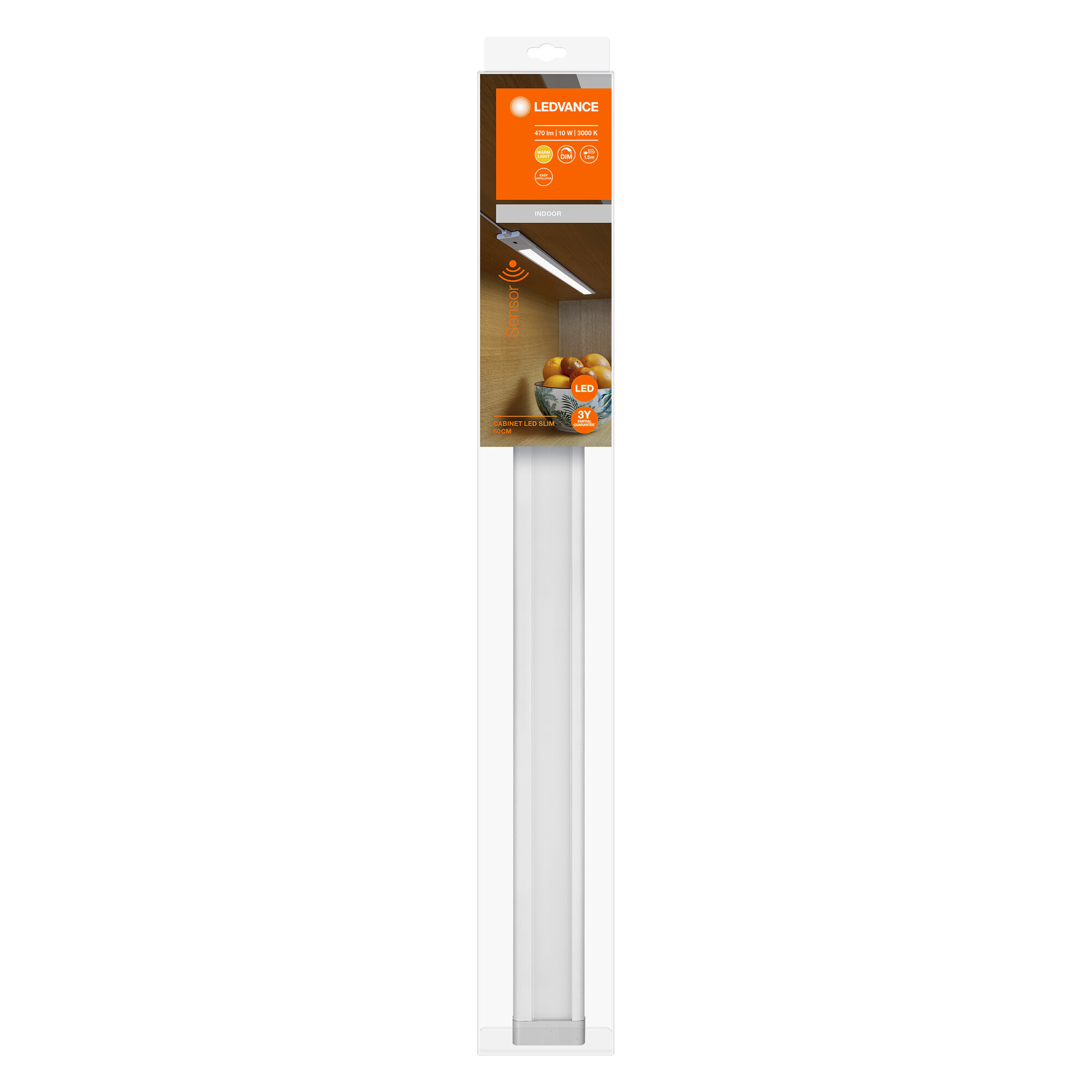 LEDVANCE Unterbauleuchte Cabinet LED Slim Sensor, 500 mm, 10W