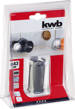 Kwb Hartmetall-Lochsägekranz 43 mm