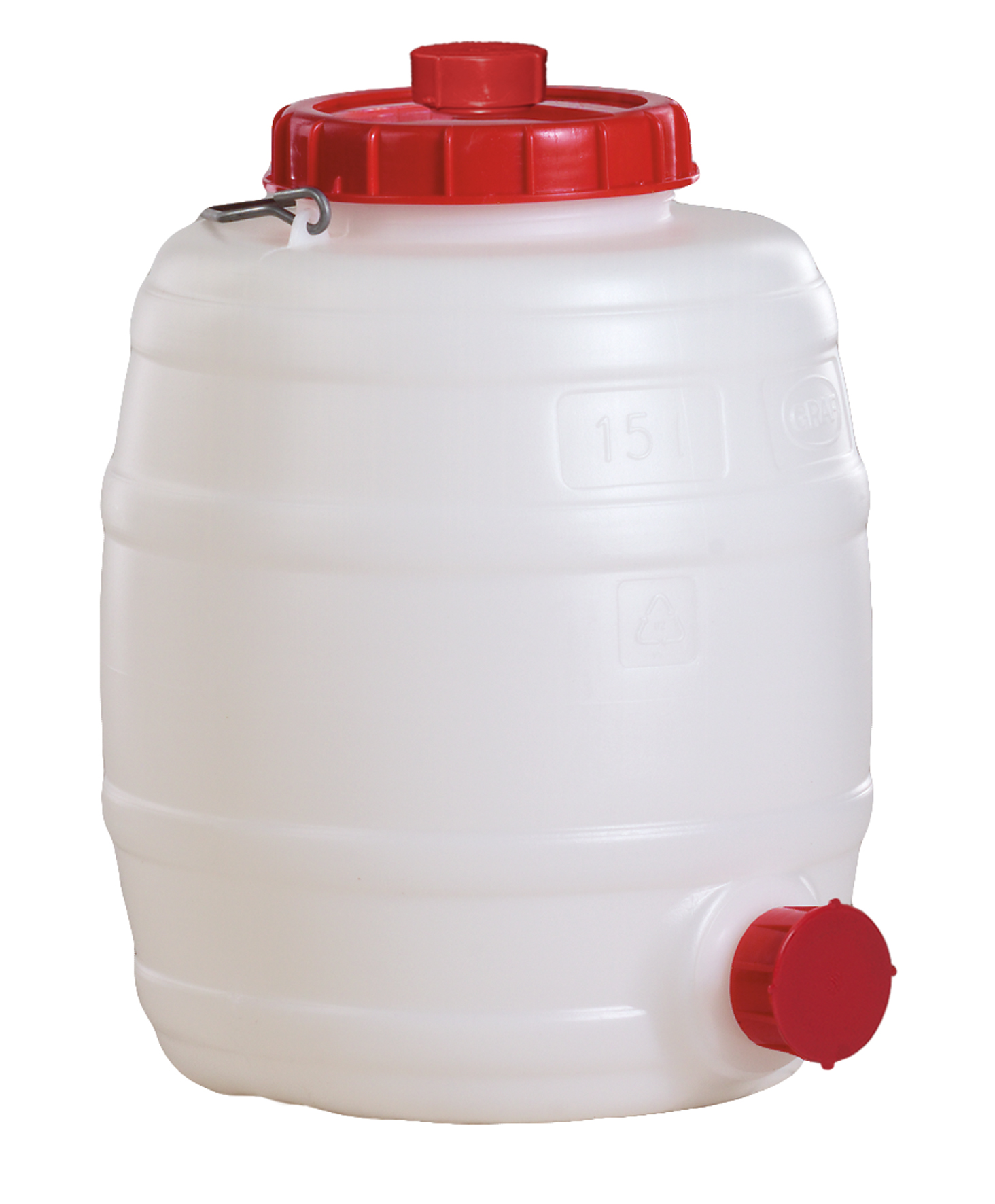 Graf Universal-Fass rund, PE, 30 l lebensmittelecht