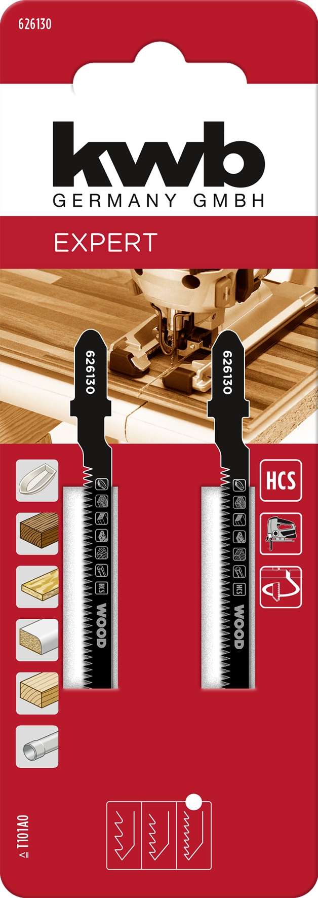 Kwb 2 Stichsägeblatt Holz Kurv S20