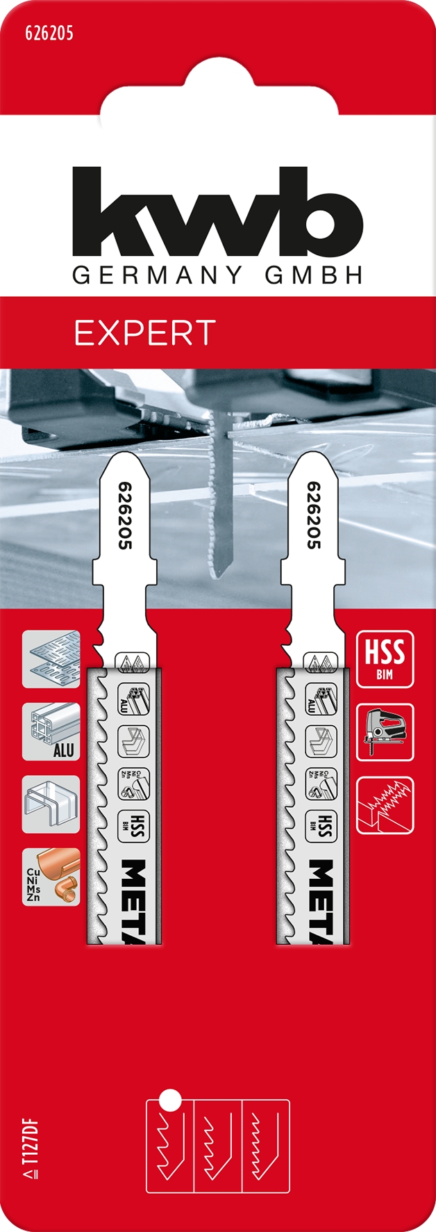 Kwb 2 Stichsägeblatt Bi-Metall grob S20