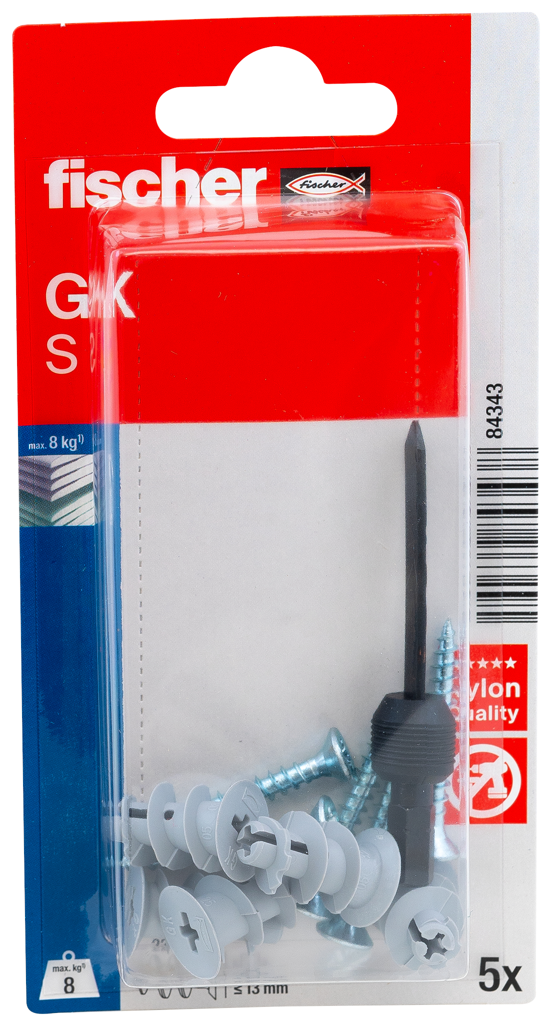 fischer Gipskartondübel GK S K (5)