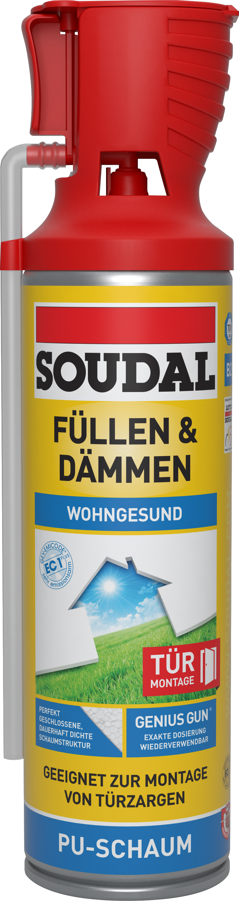 Soudal Montageschaum Genius Gun, weiß, 400 ml