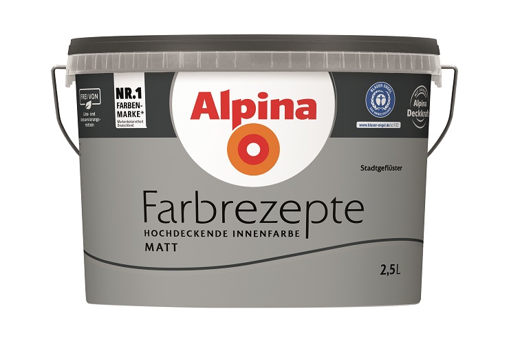 Alpina Farbrezepte Stadtgeflüster, 2,5L