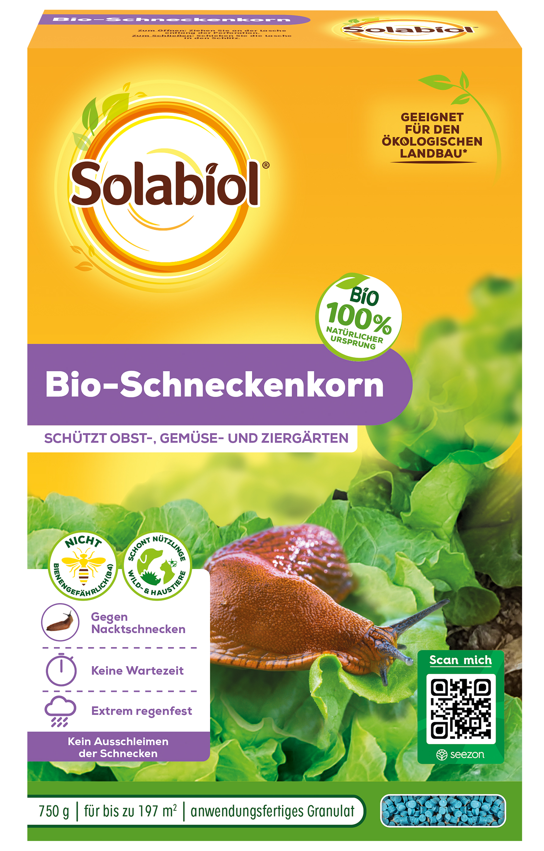 Solabiol Bio-Schneckenkorn, 750 g