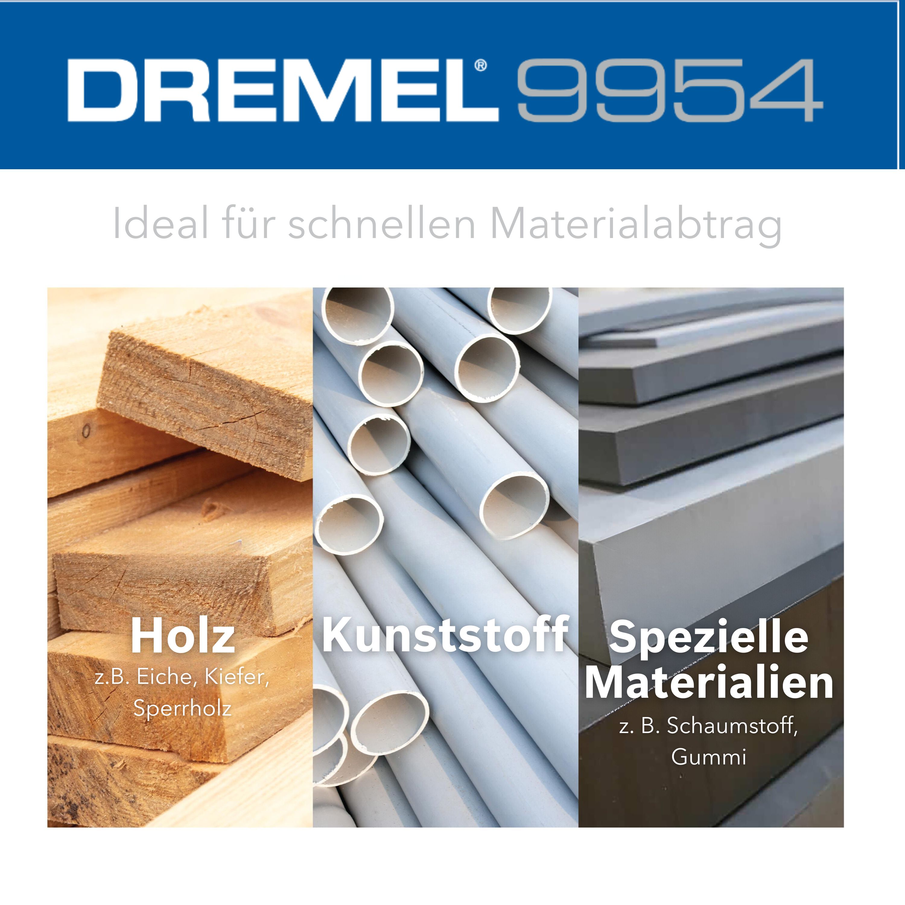 Dremel 9954DM Raspelfräser zylindrisch, rund