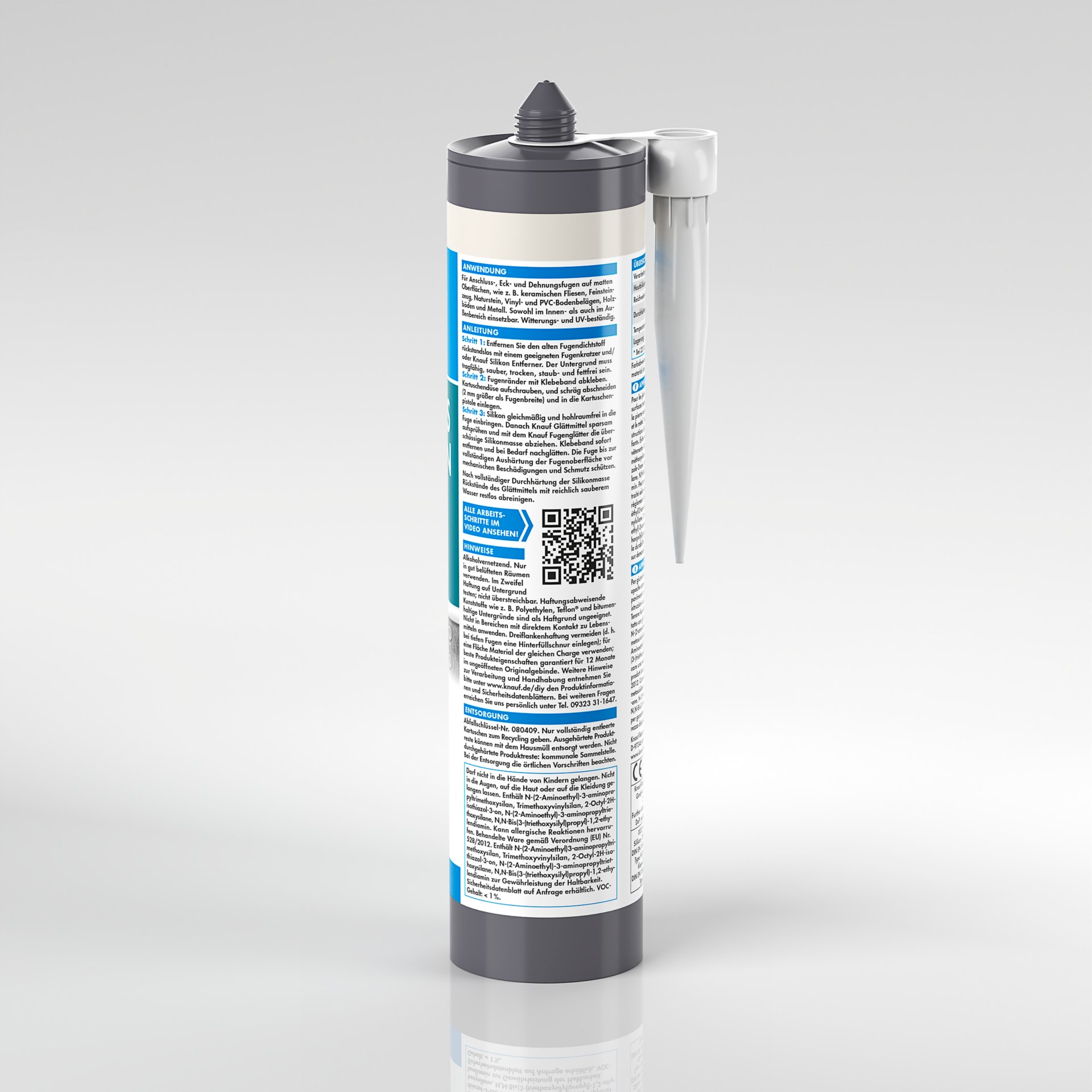 Knauf mattes silikon, manhattan, 300 ml