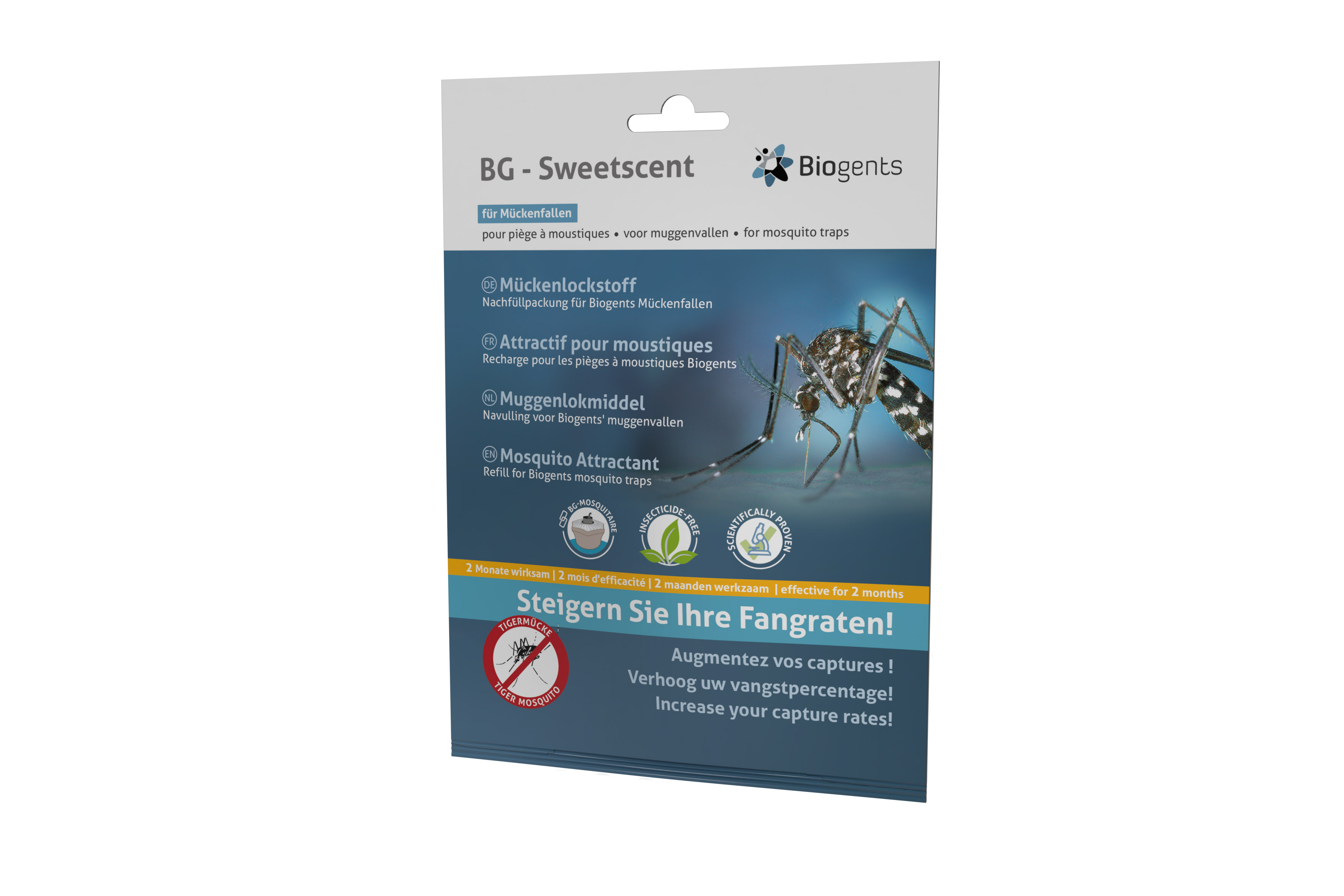 Biogents BG-Sweetscent Lockstoff (2 Monate Nachfüllpackung), 1 Stück