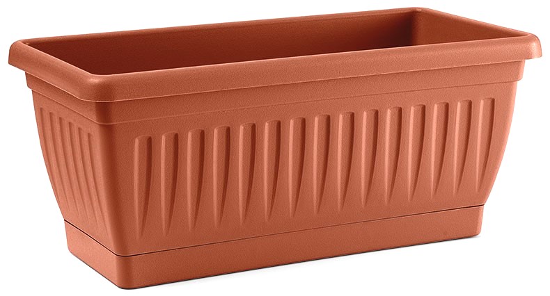 Kwv Blumenkasten "Firenze", 40 x 19 cm, tonrot