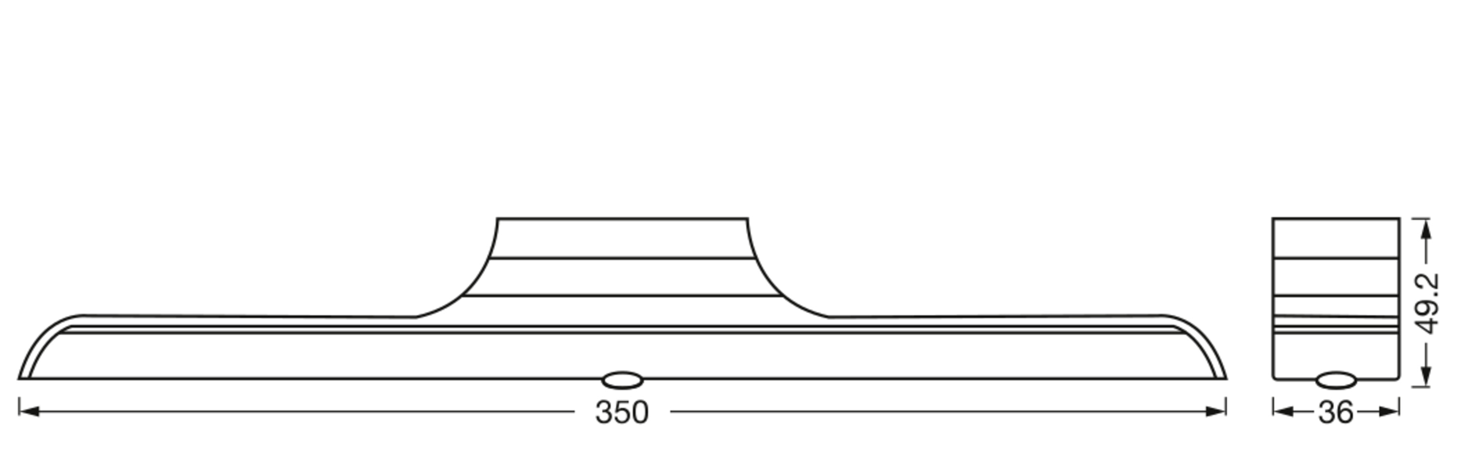 LEDVANCE Unterschrankleuchte Linear LED Swivel, 5W, 3000K