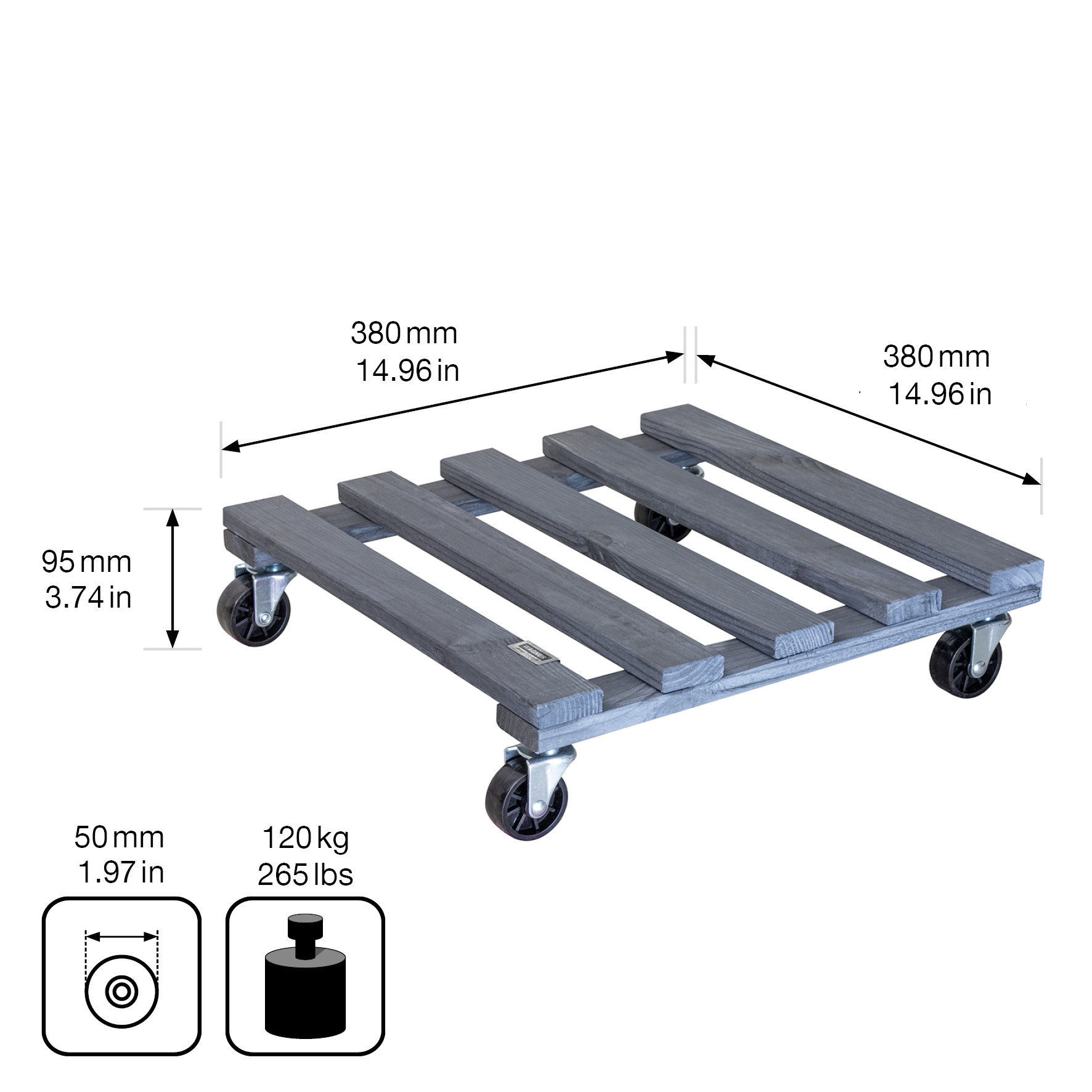 Wagner Multi Roller GH 0422, 380 x 380 mm, kiefer