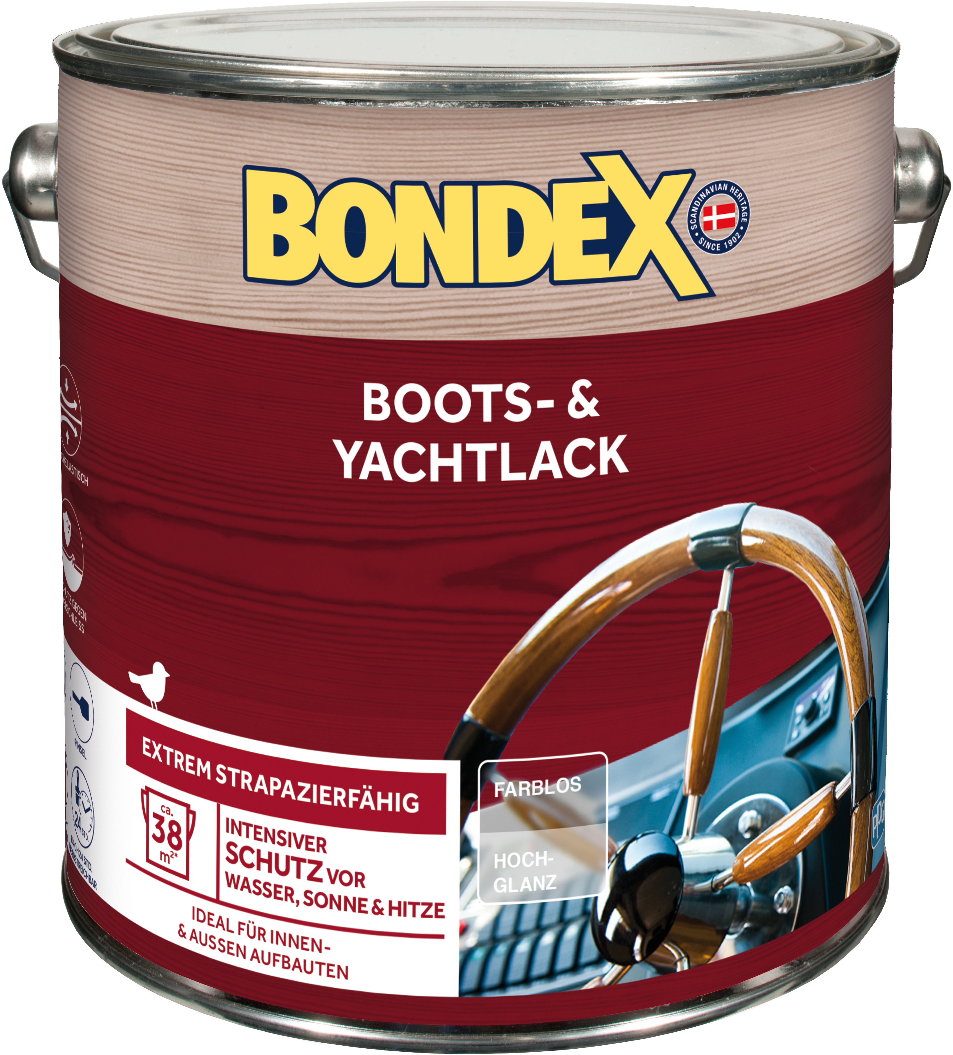 Bondex Boots- und Yachtlack, hochglänzend 2,5L
