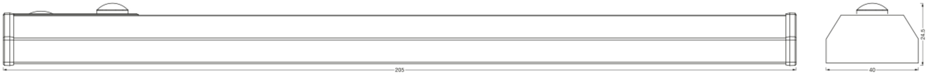 LEDVANCE Unterbauleuchte Linear LED Mobile Backlight sensor, 200 mm
