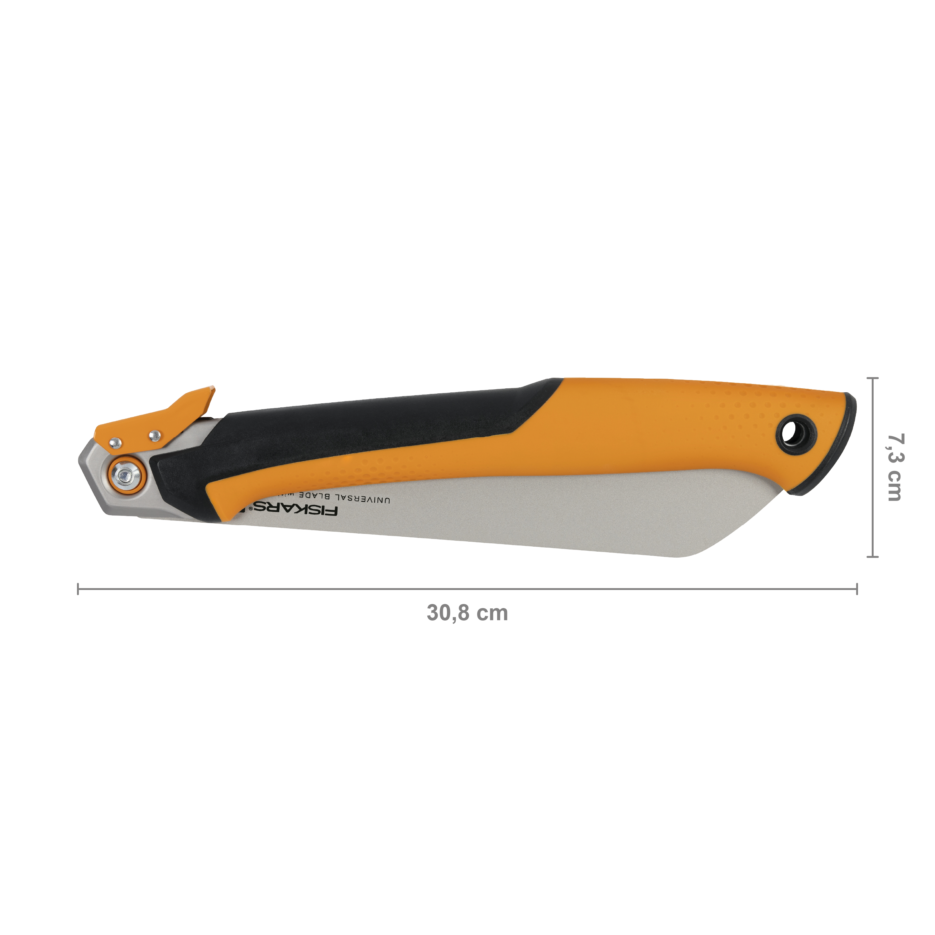 Fiskars PowerTooth Klappbare Zugsäge, 25 cm 13TPI