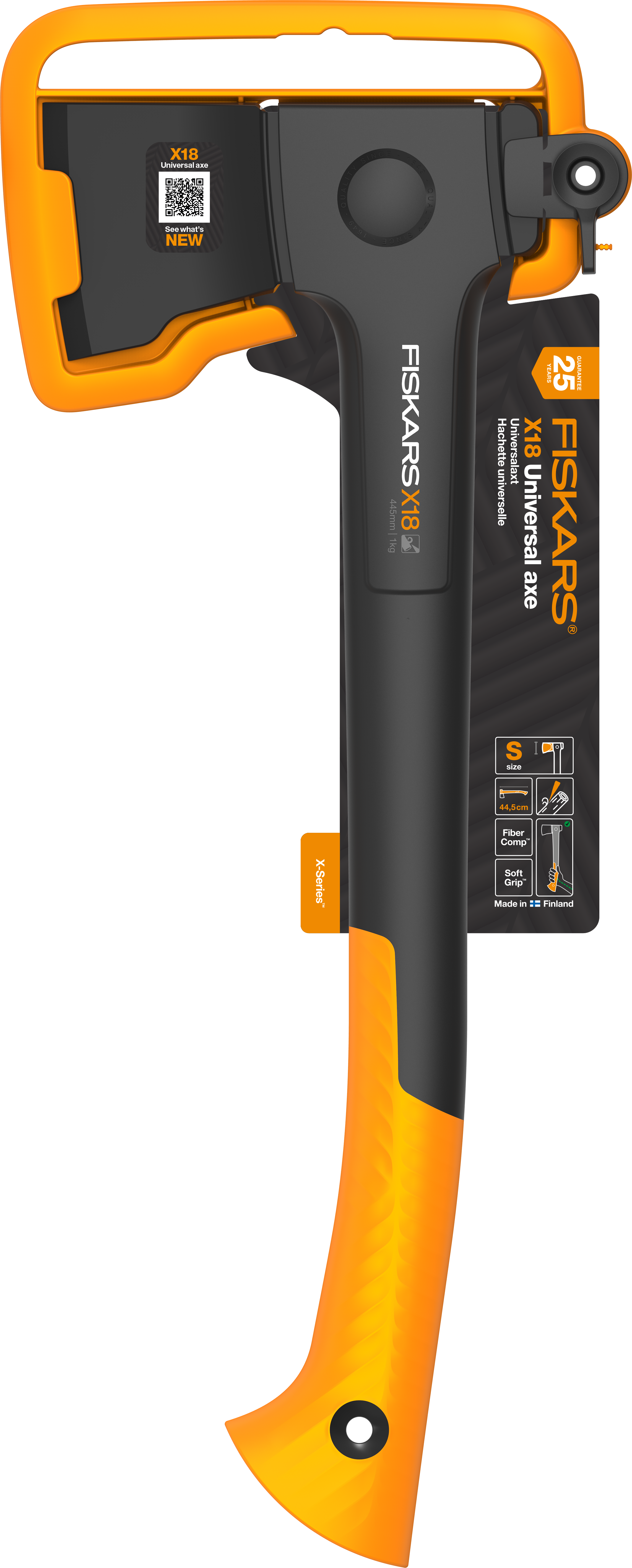 Fiskars X-series™ X18 Universal- Axt S Klinge