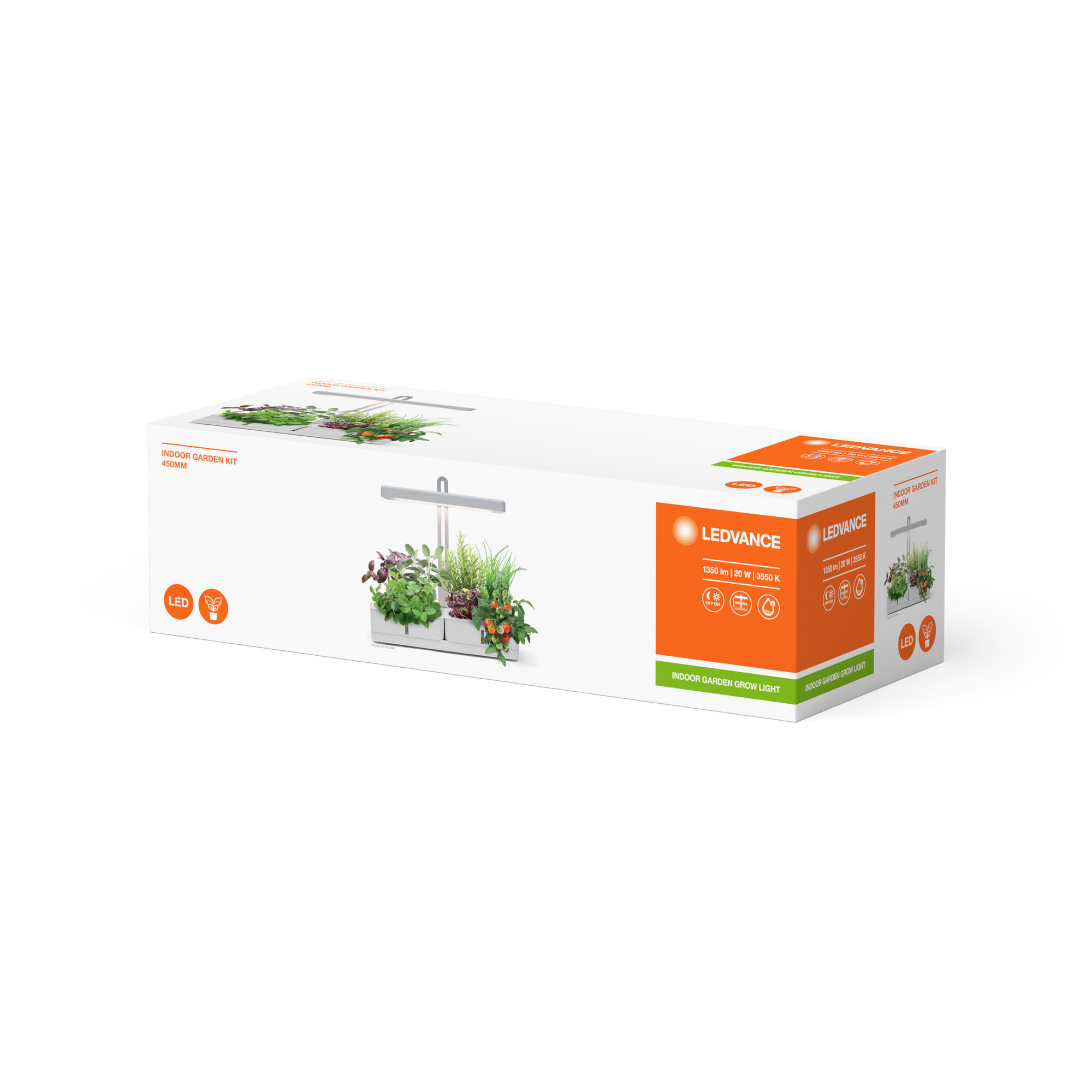 Ledvance Indoor Garden Kit 450 20W, weiß